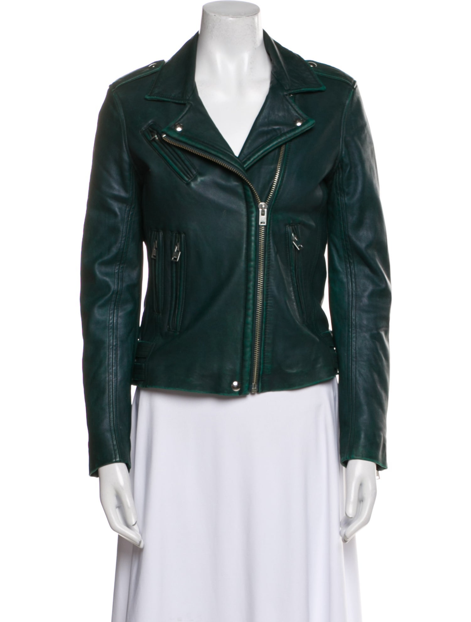 Iro Lamb Leather Biker Jacket