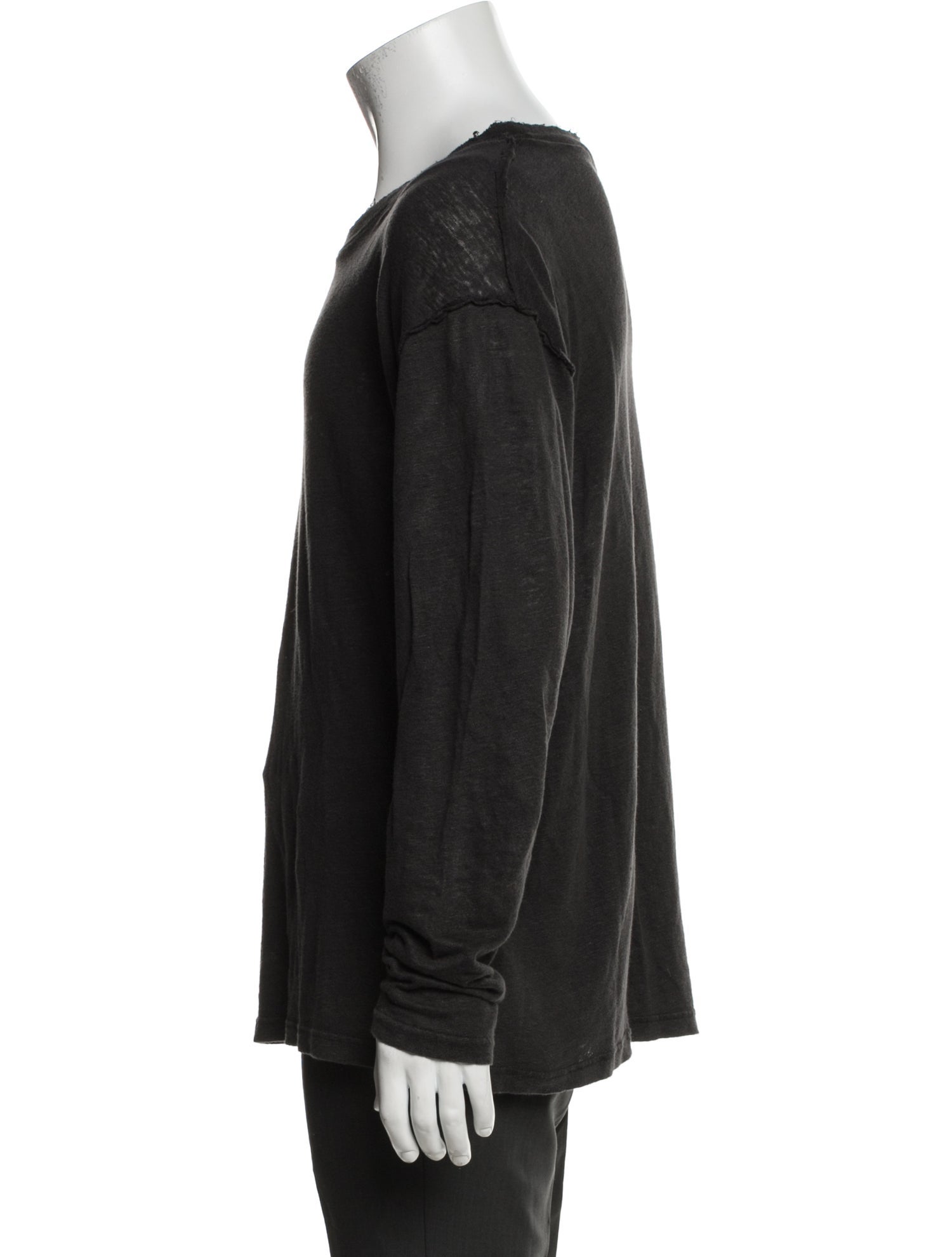 Iro Linen Scoop Neck T-Shirt