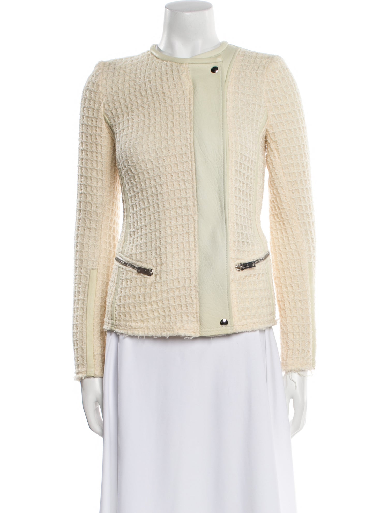 Iro Tweed Pattern Jacket