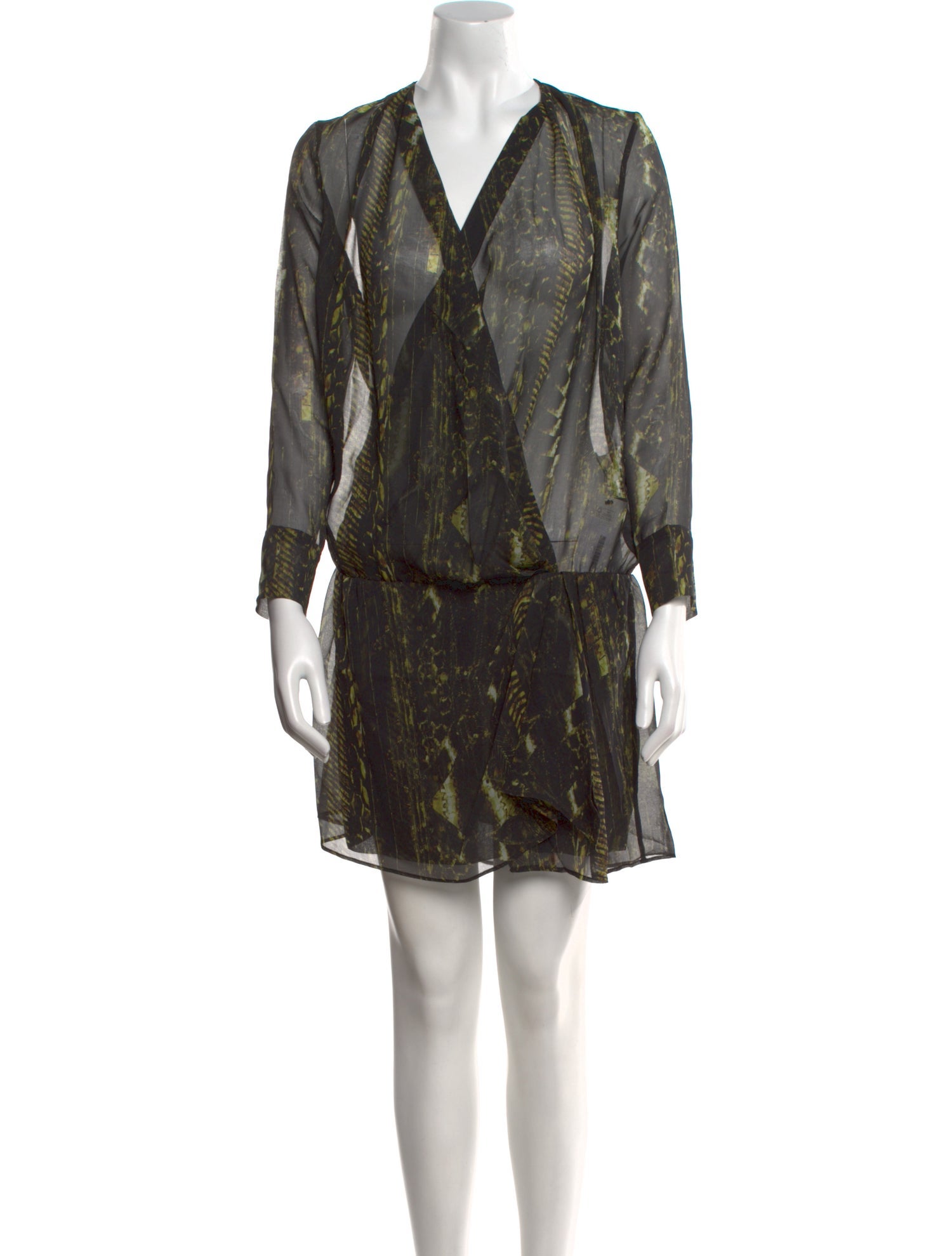 Iro Printed Mini Dress w/ Tags