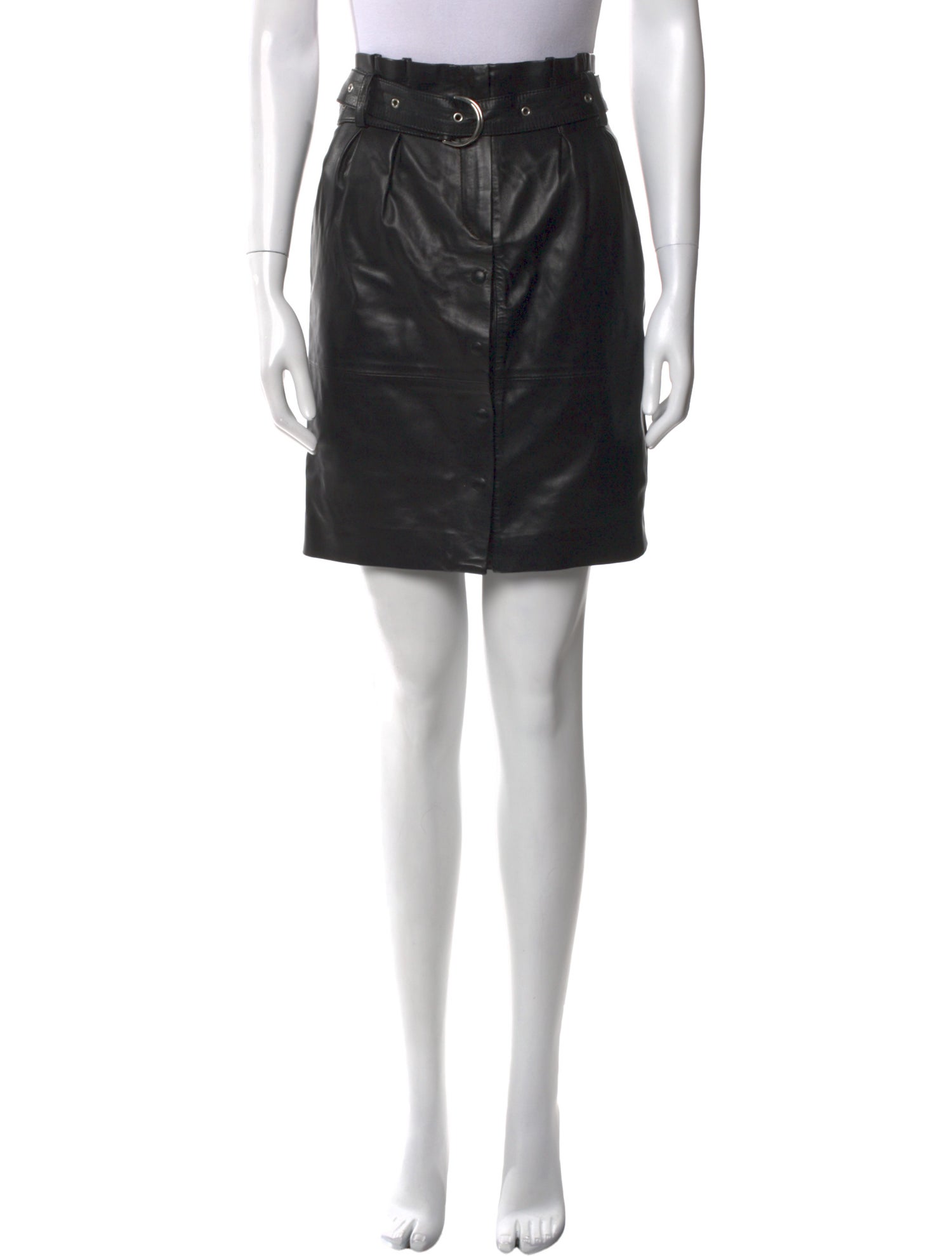Iro Lamb Leather Mini Skirt