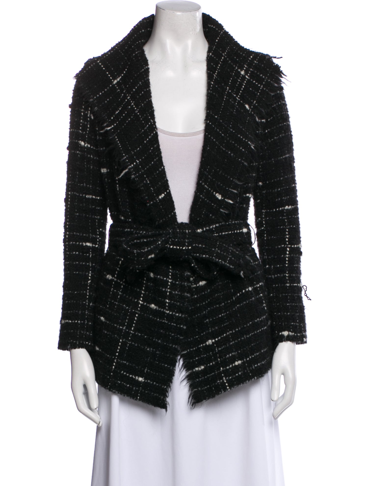 Iro Tweed Pattern Blazer