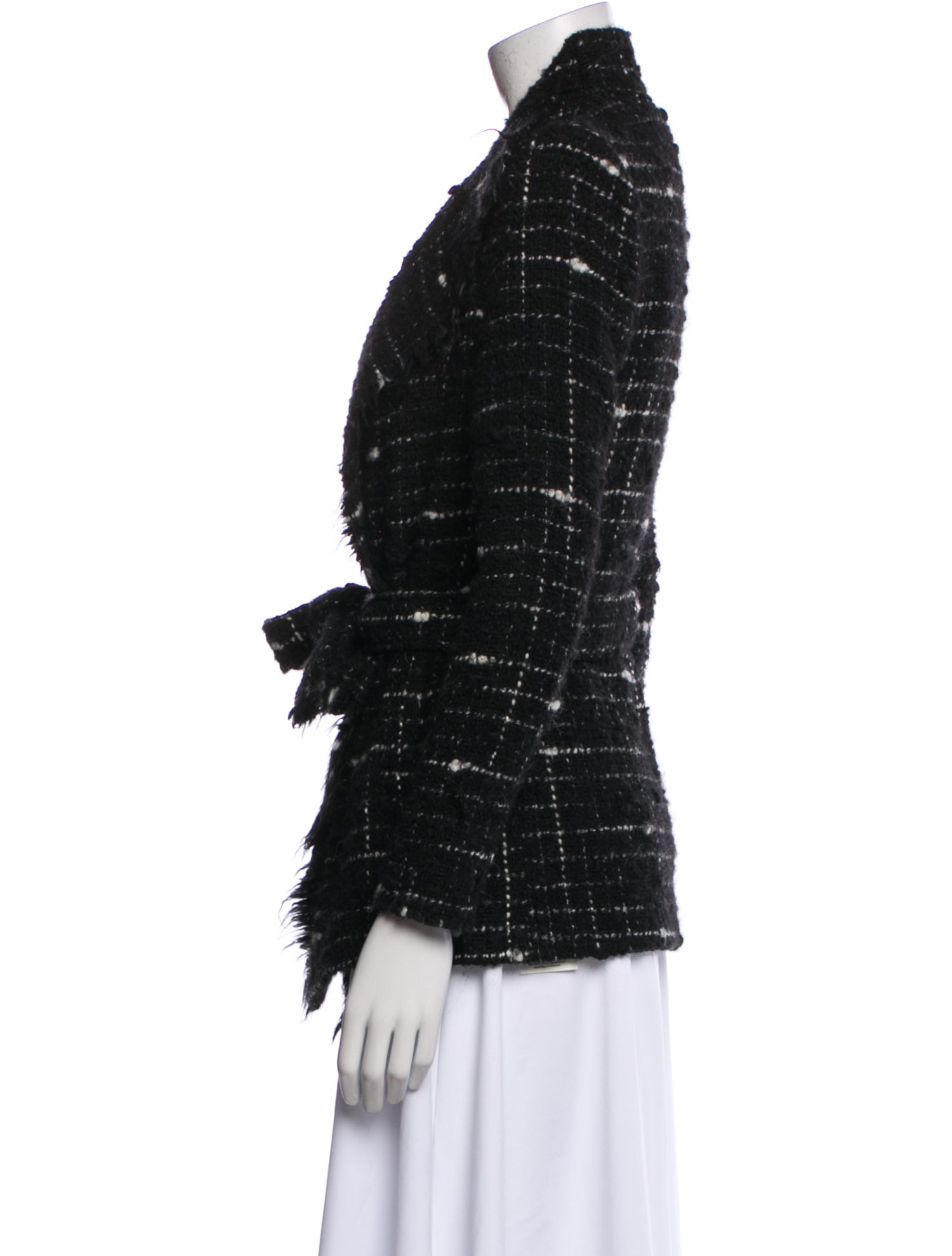 Iro Tweed Pattern Blazer