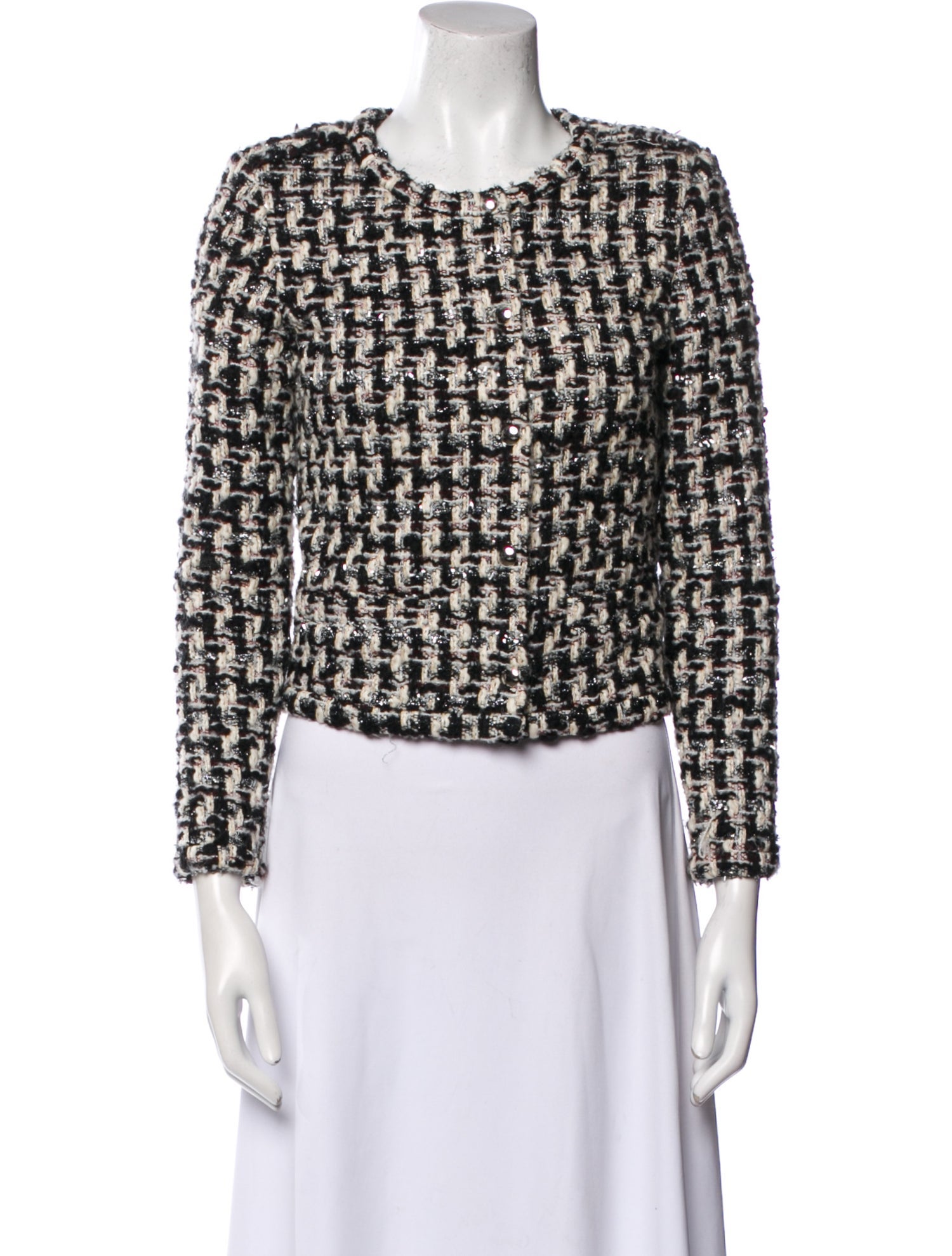 Iro Tweed Pattern Evening Jacket