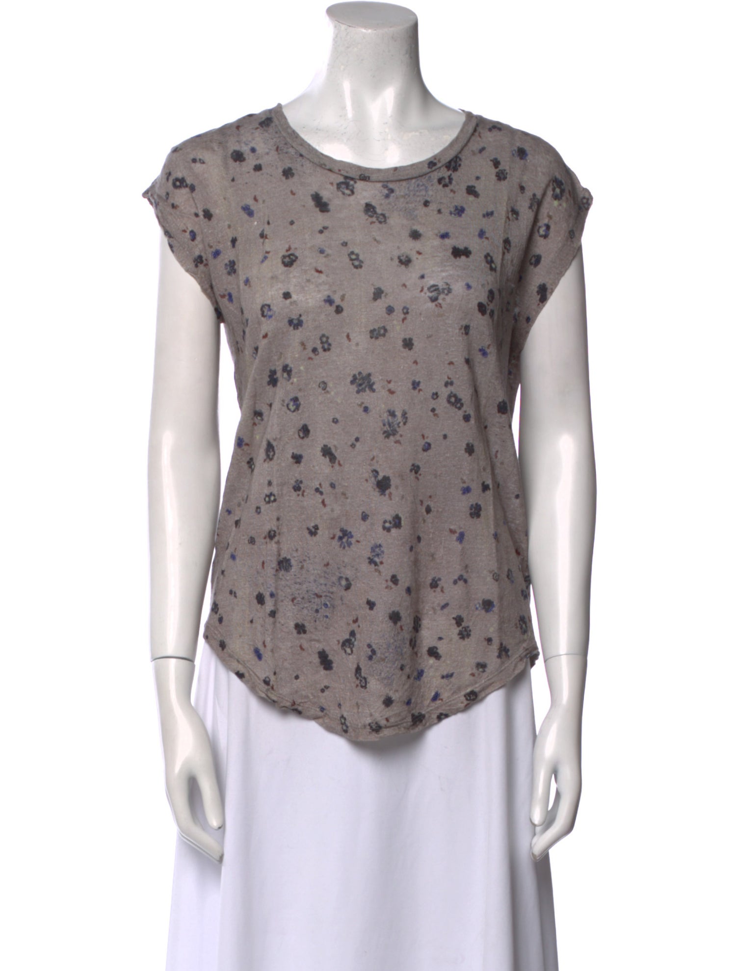 Iro Linen Printed T-Shirt