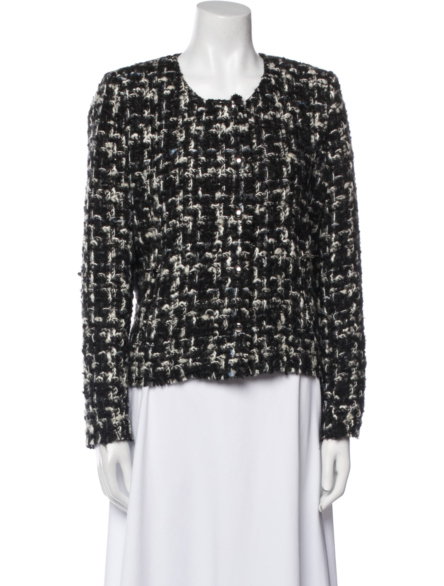 Iro Wool Tweed Pattern Evening Jacket