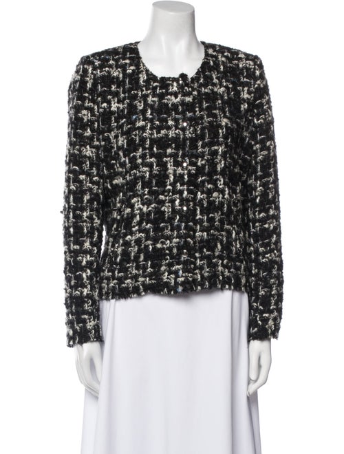 Iro Wool Tweed Pattern Evening Jacket