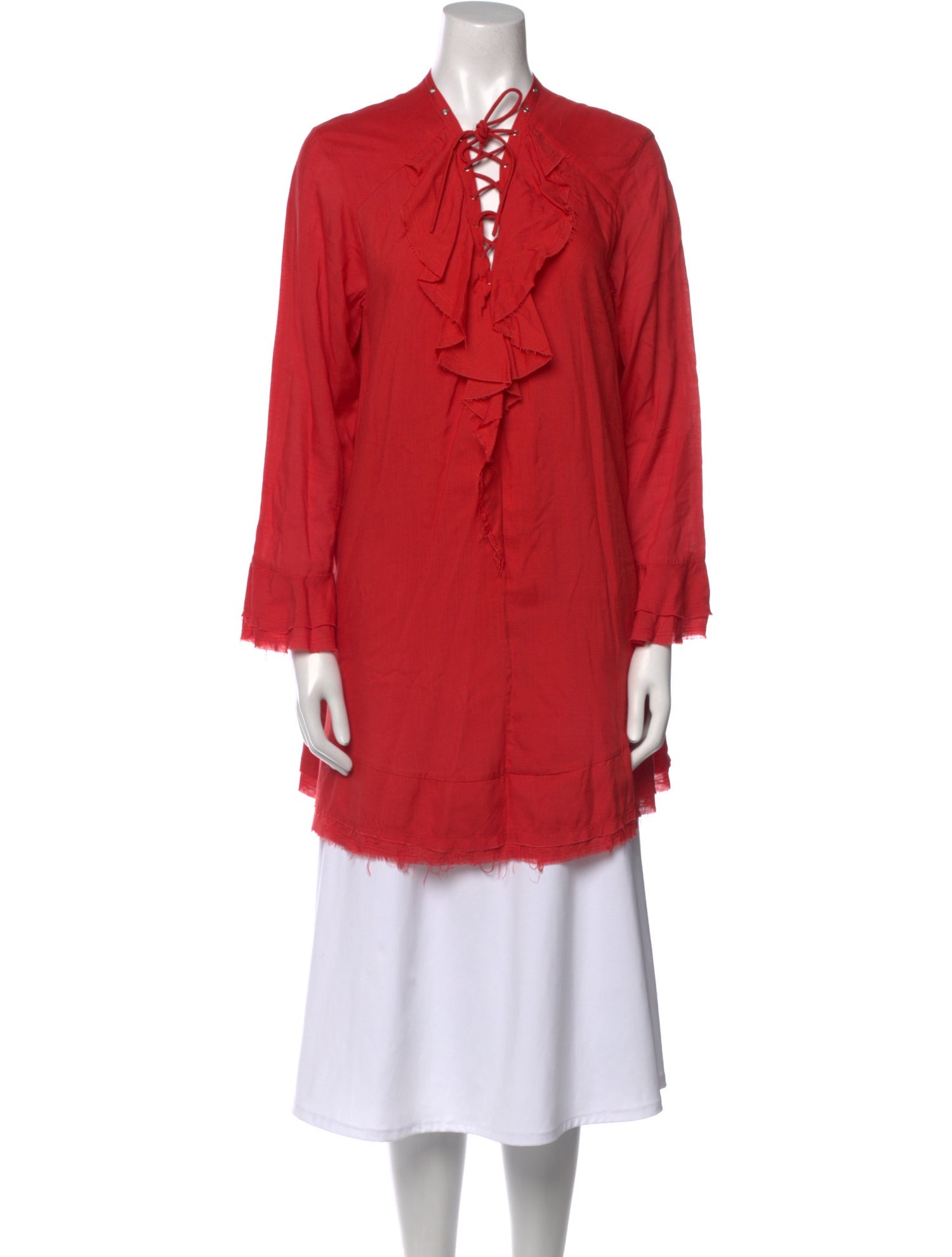 Iro V-Neck Long Sleeve Tunic