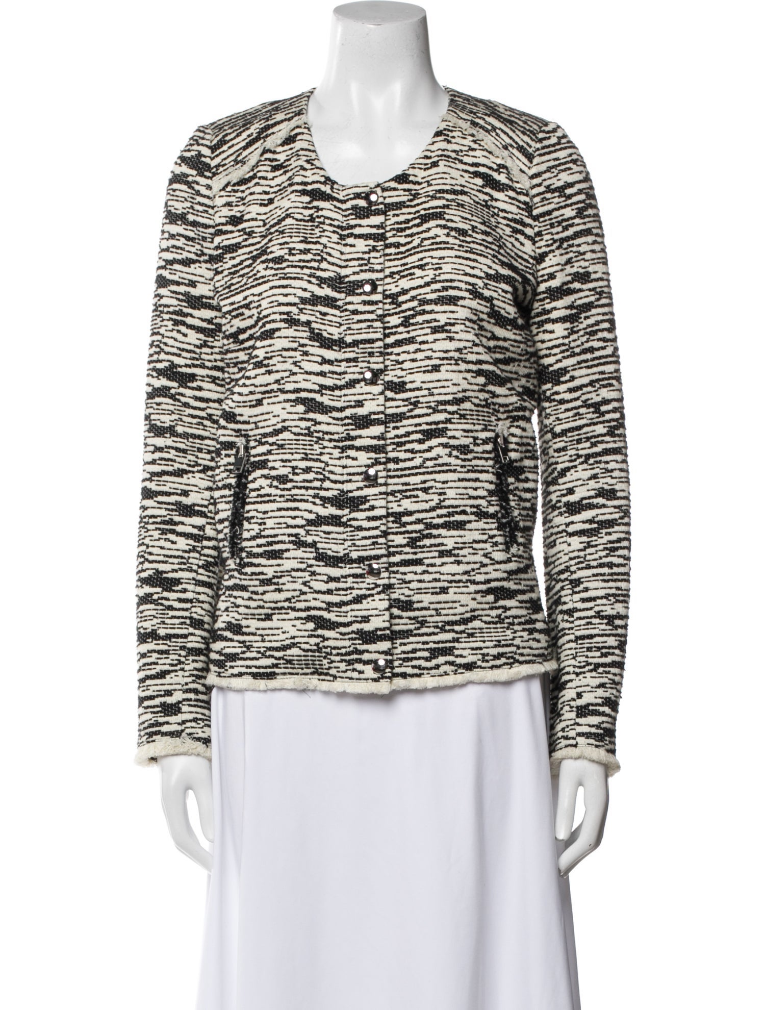 Iro Tweed Pattern Evening Jacket