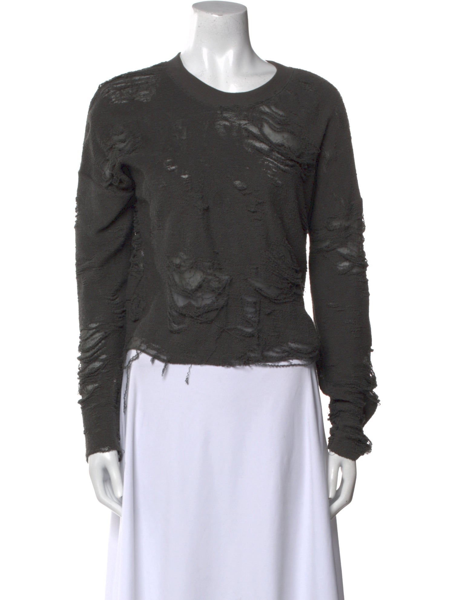 Iro Crew Neck Long Sleeve Sweatshirt