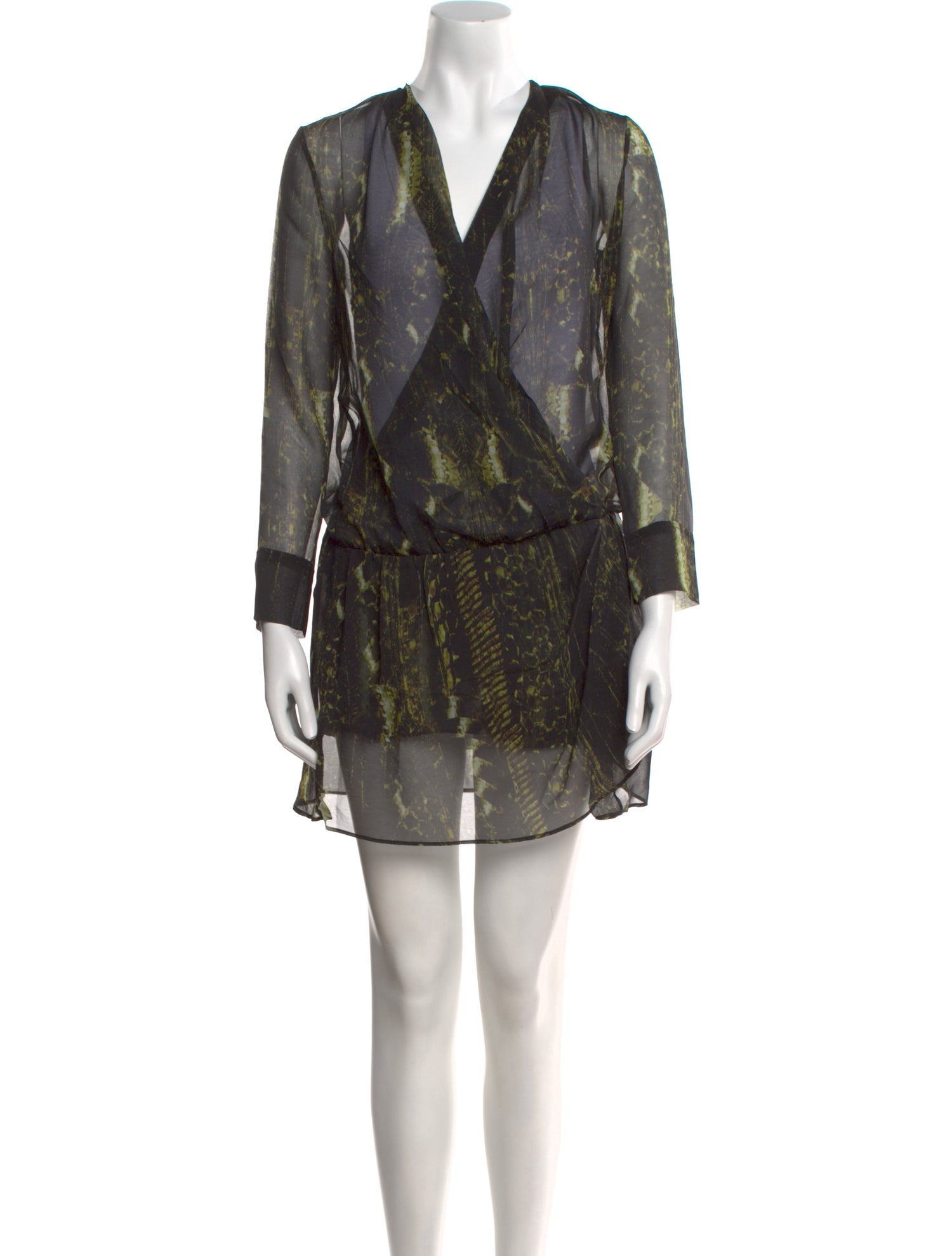 Iro Printed Mini Dress