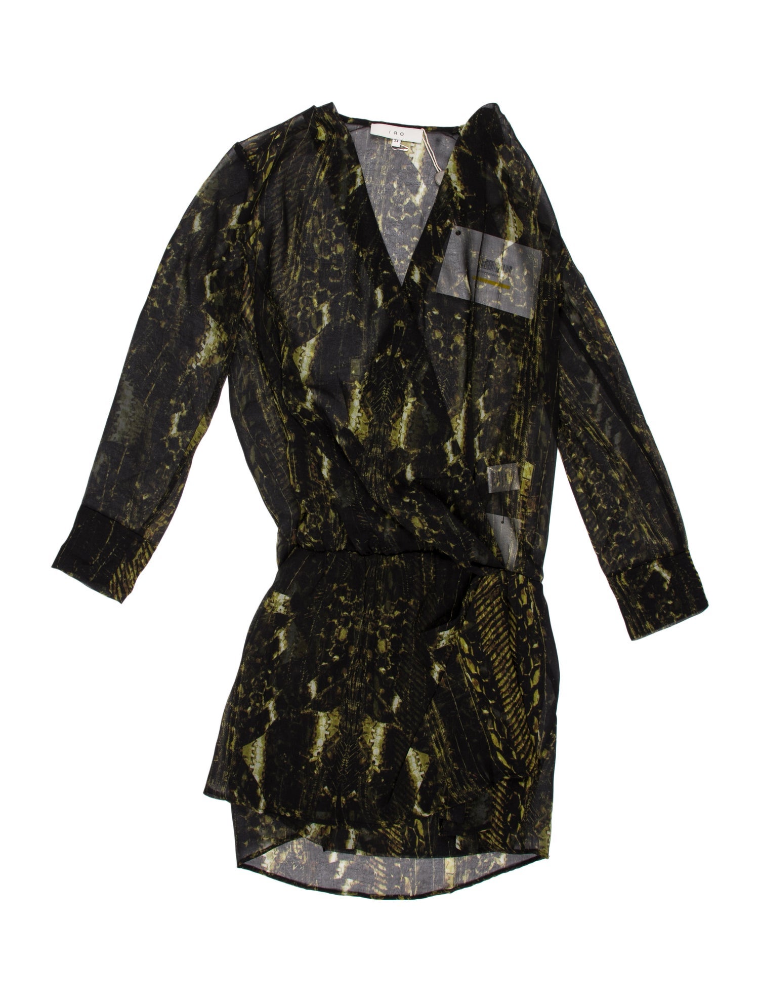 Iro Printed Mini Dress