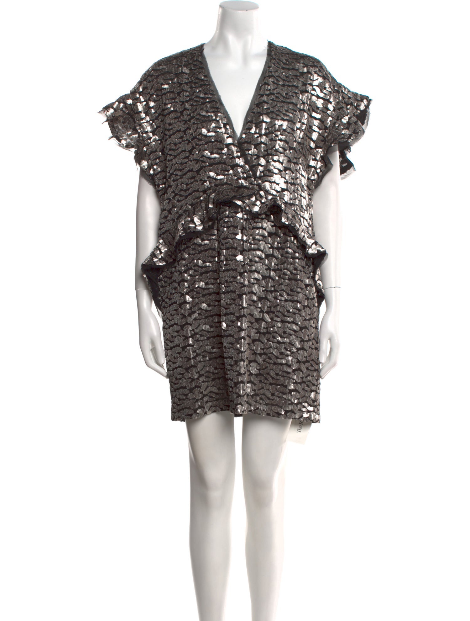 Iro Printed Mini Dress w/ Tags