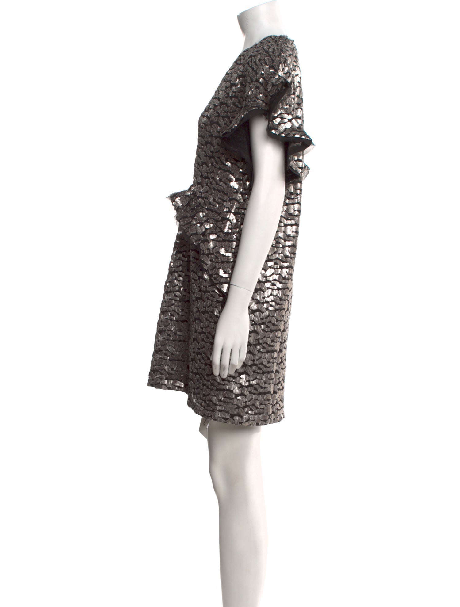 Iro Printed Mini Dress w/ Tags