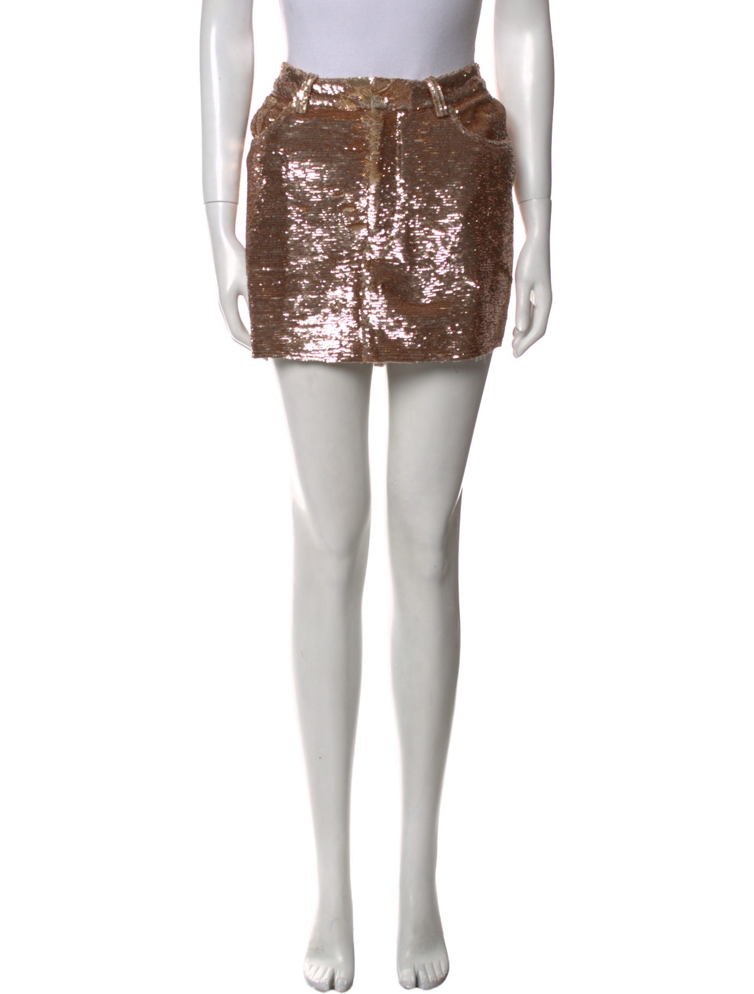 Iro Sequin Embellishments Mini Skirt