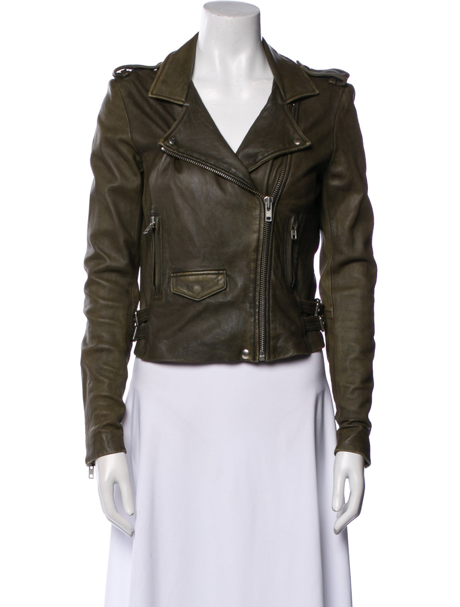 Iro Lamb Leather Biker Jacket