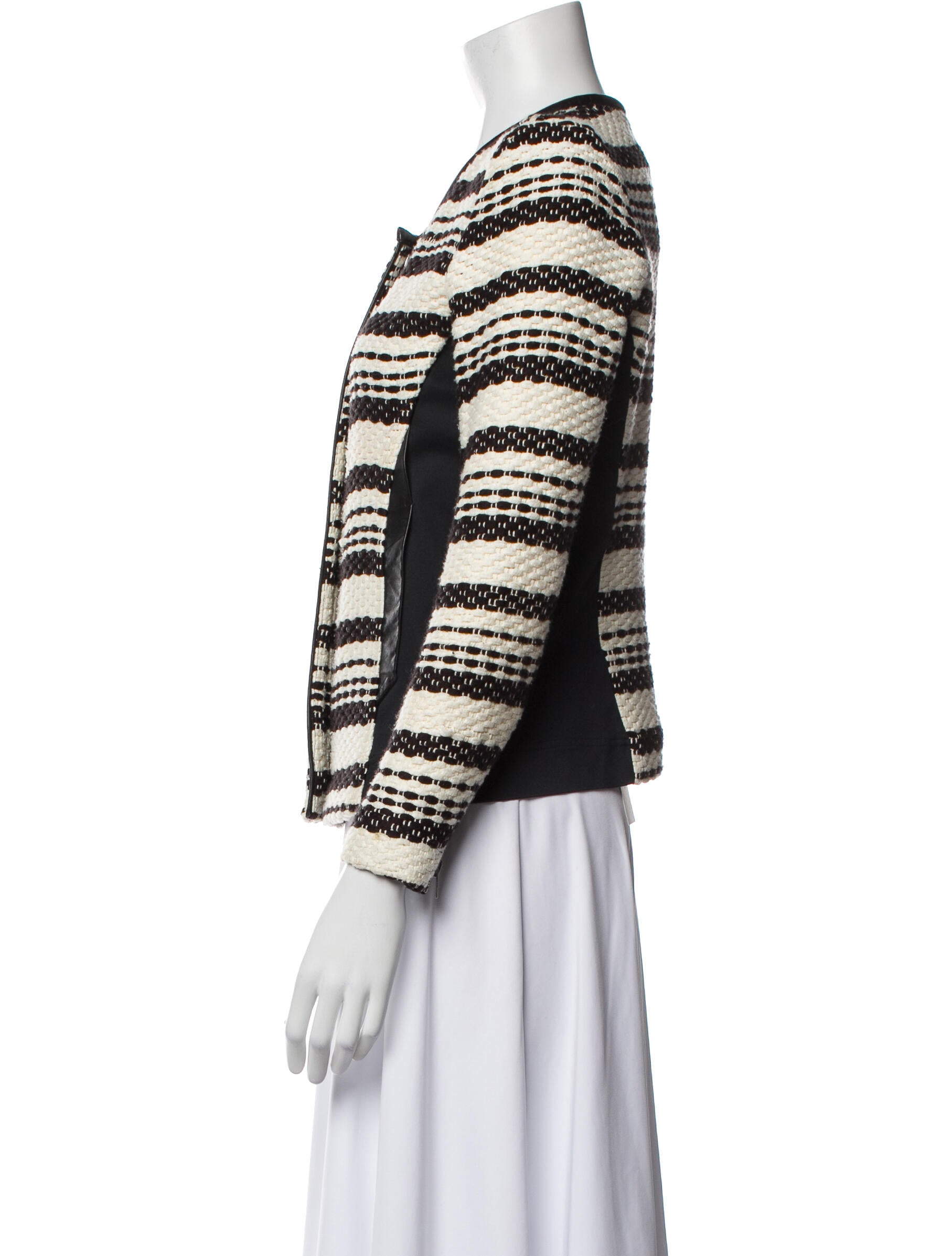 Iro Striped Evening Jacket
