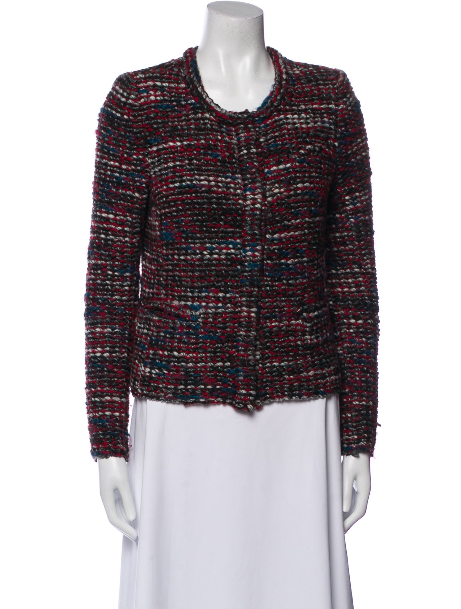 Iro Tweed Pattern Evening Jacket