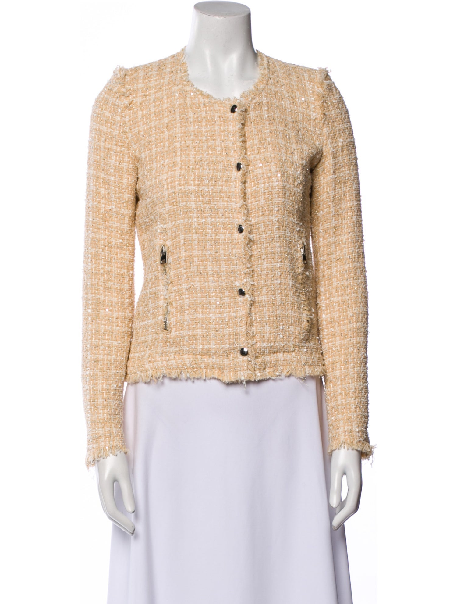 Iro Tweed Pattern Jacket