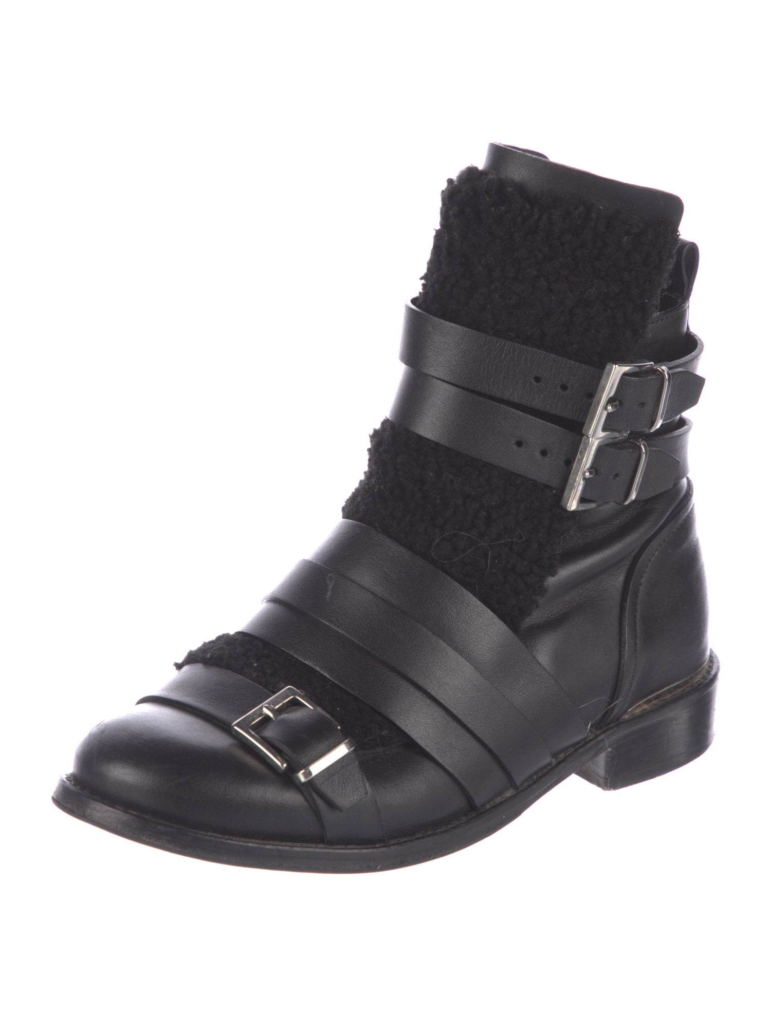 Iro Leather Combat Boots