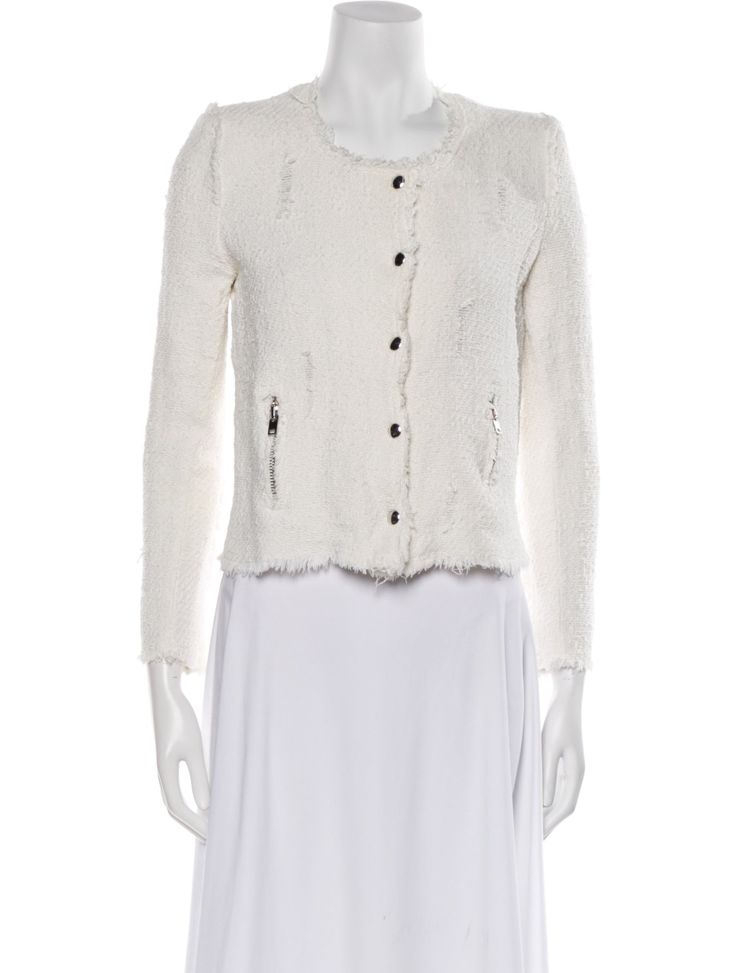 Iro Tweed Pattern Evening Jacket