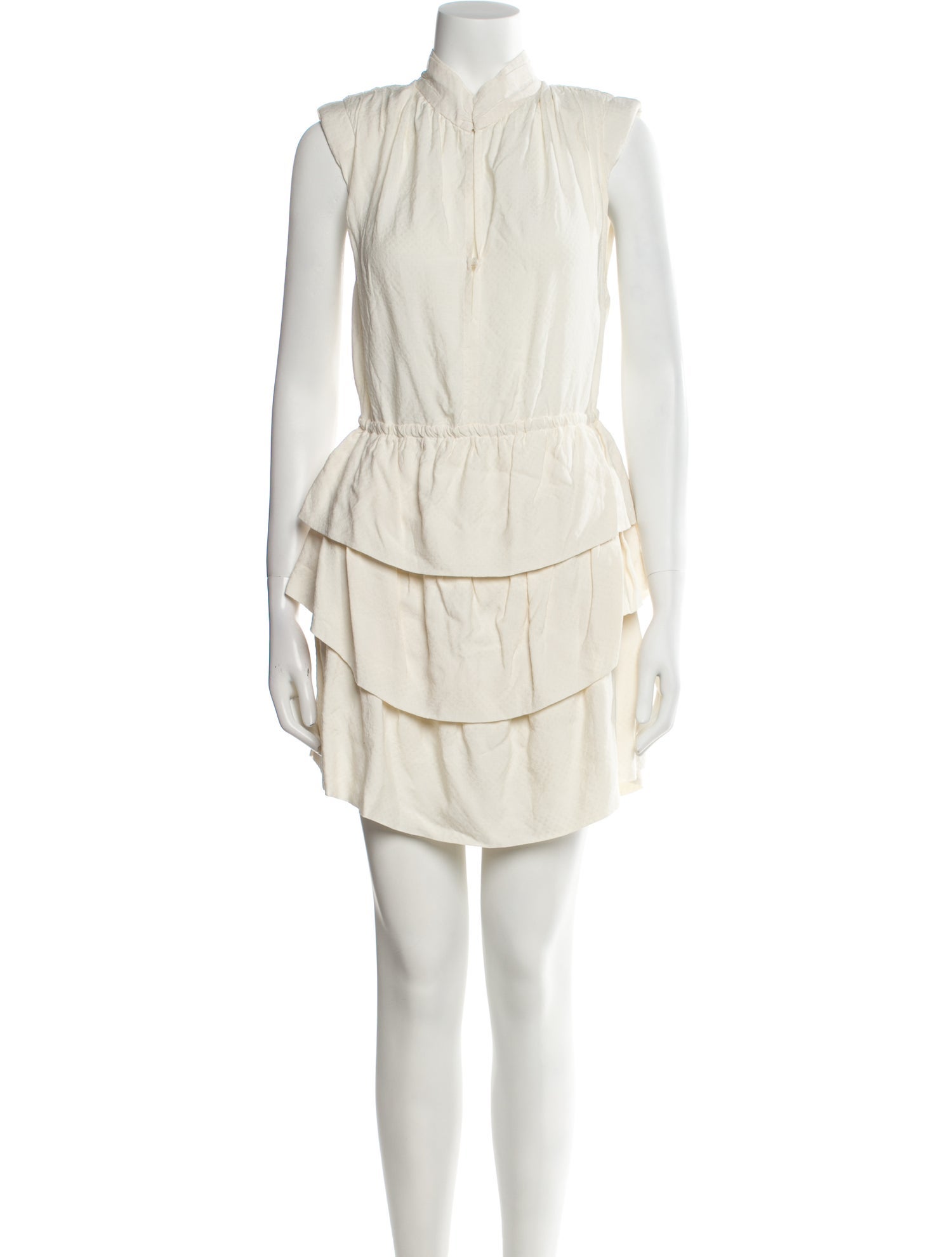 Iro Mock Neck Mini Dress