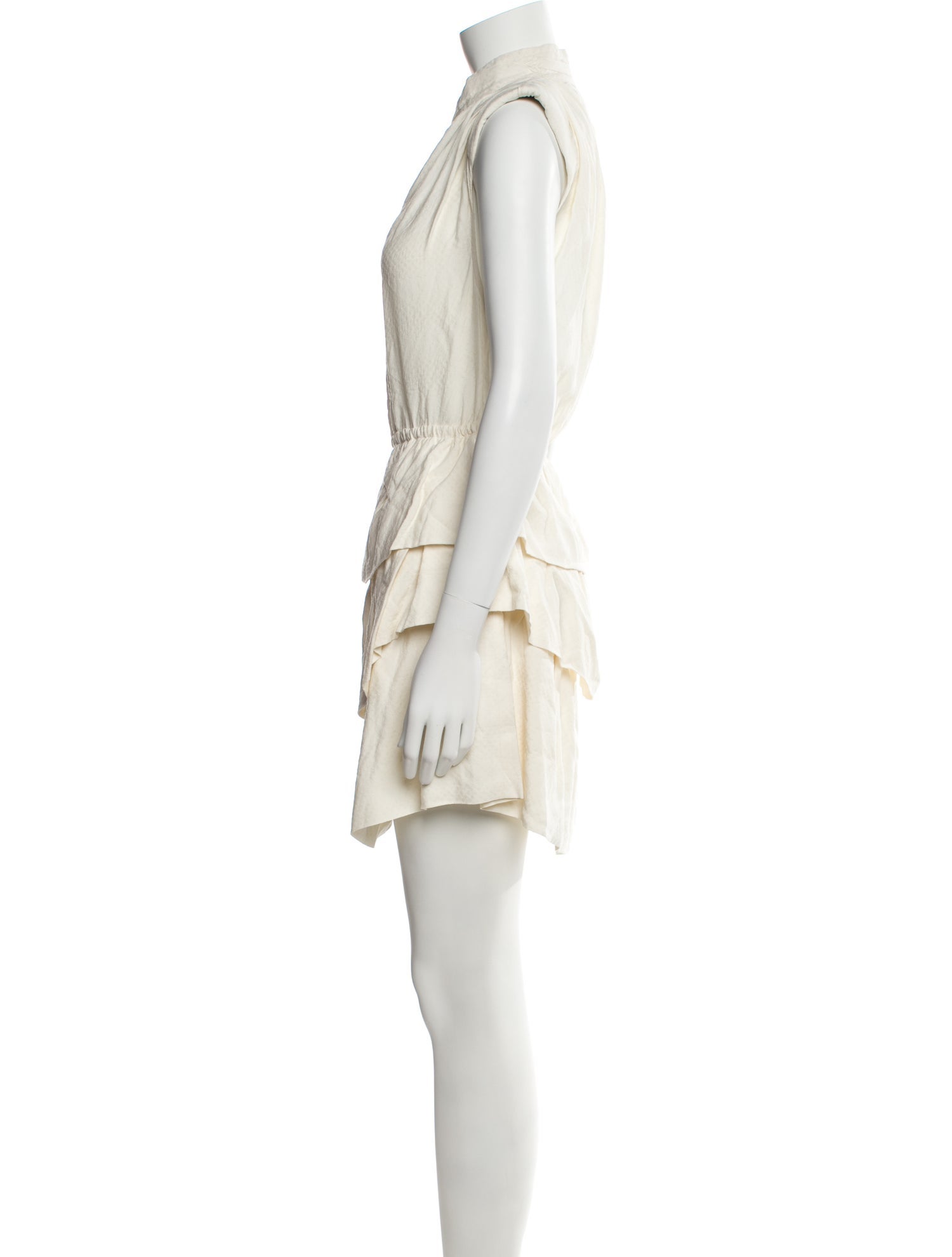 Iro Mock Neck Mini Dress