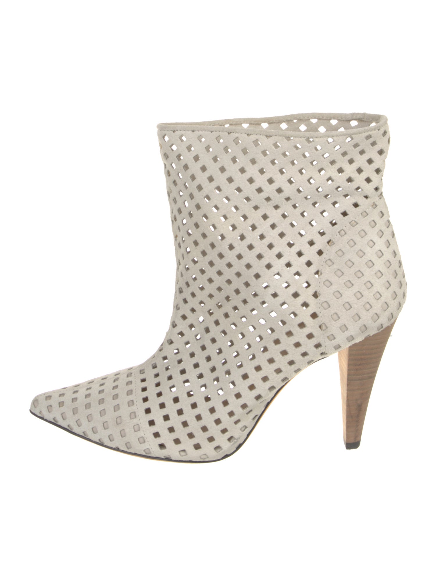 Iro Suede Animal Print Boots