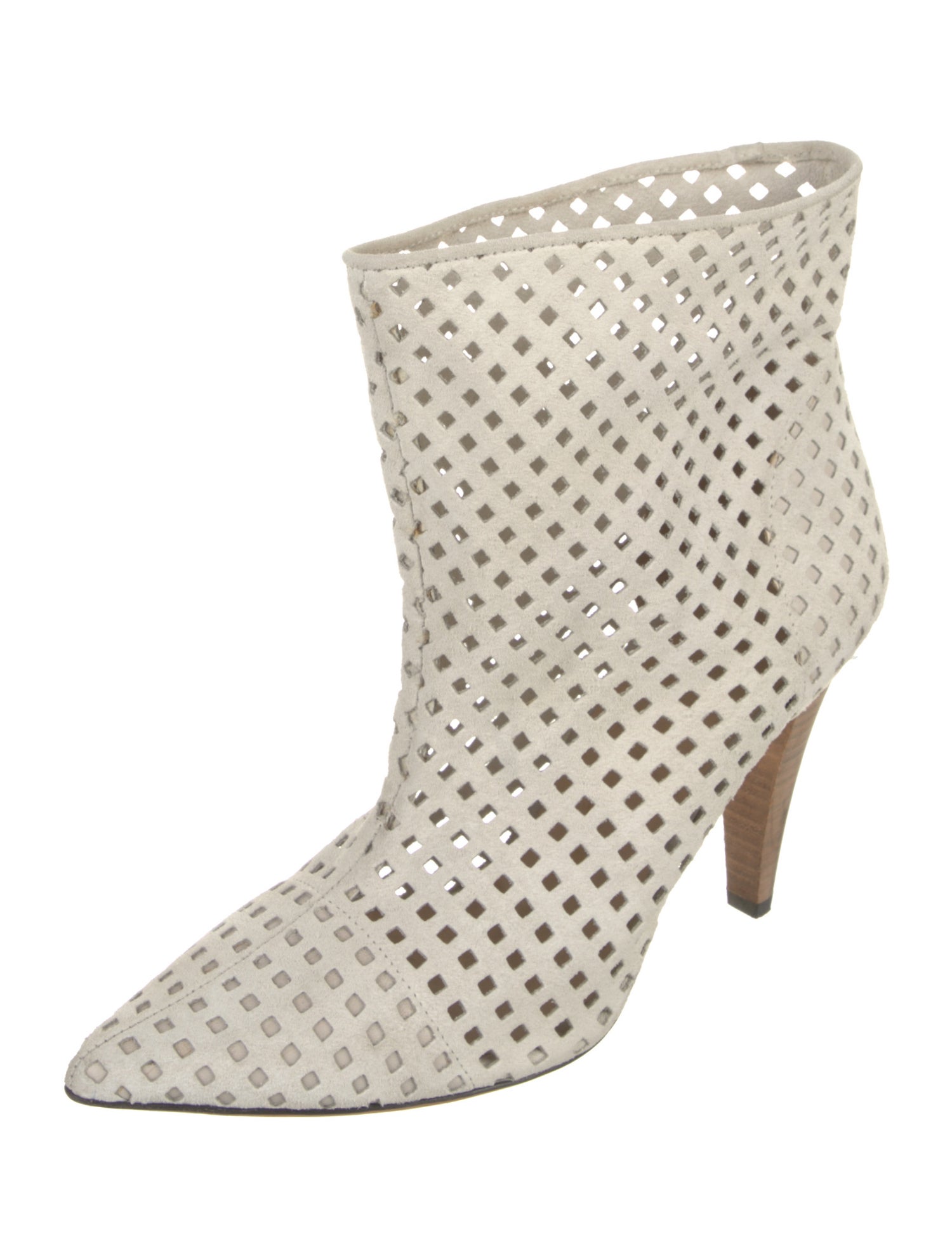 Iro Suede Animal Print Boots