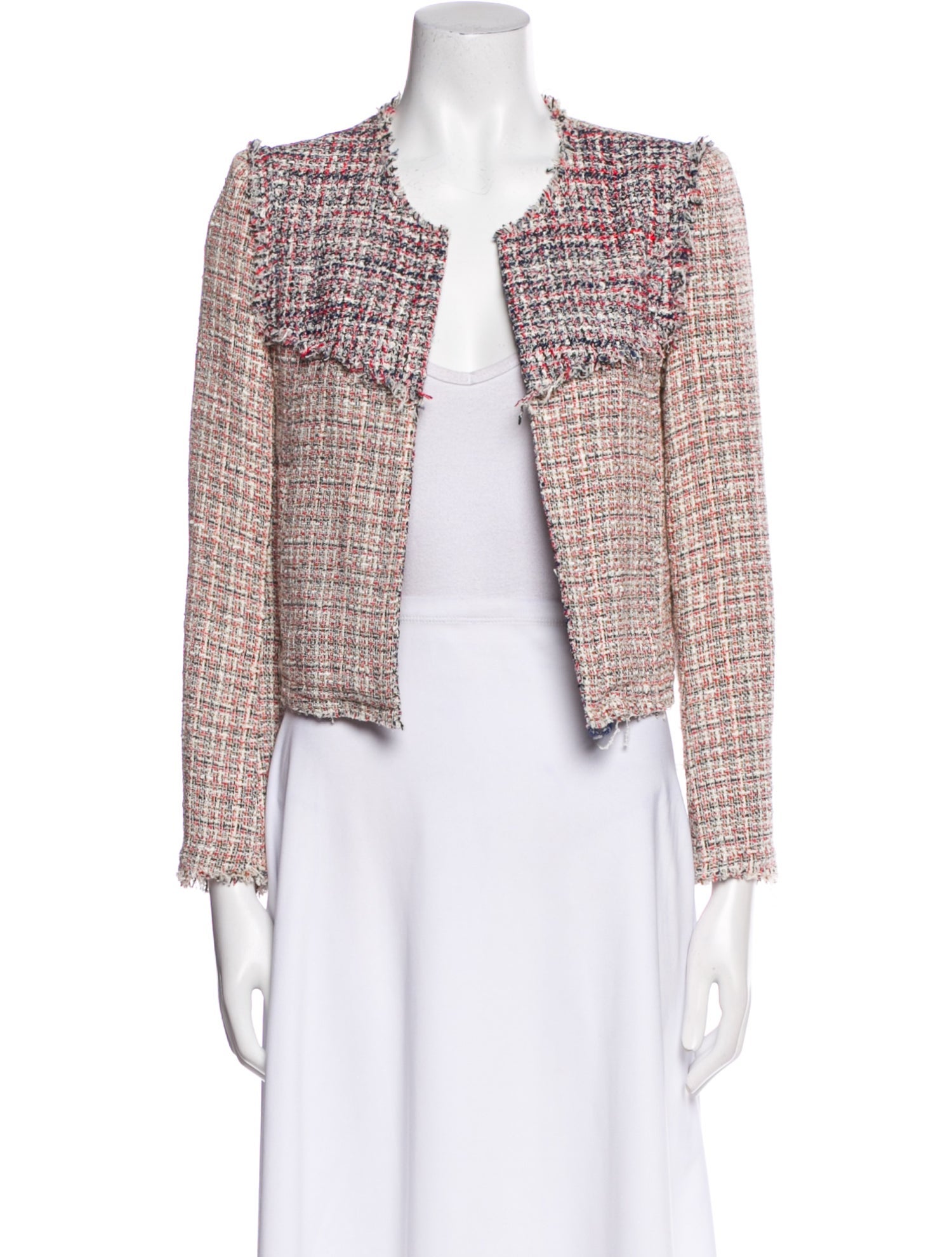 Iro Tweed Pattern Evening Jacket