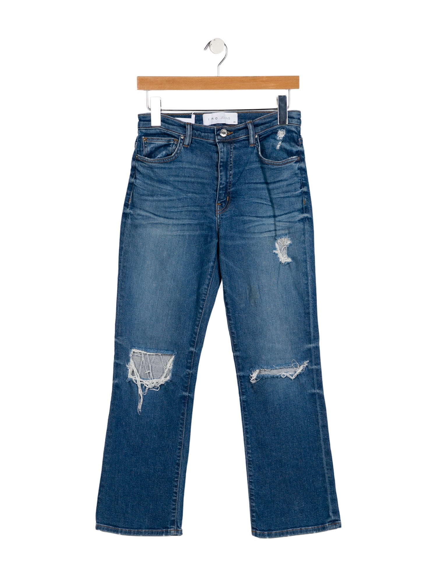 Iro Mid-Rise Straight Leg Jeans