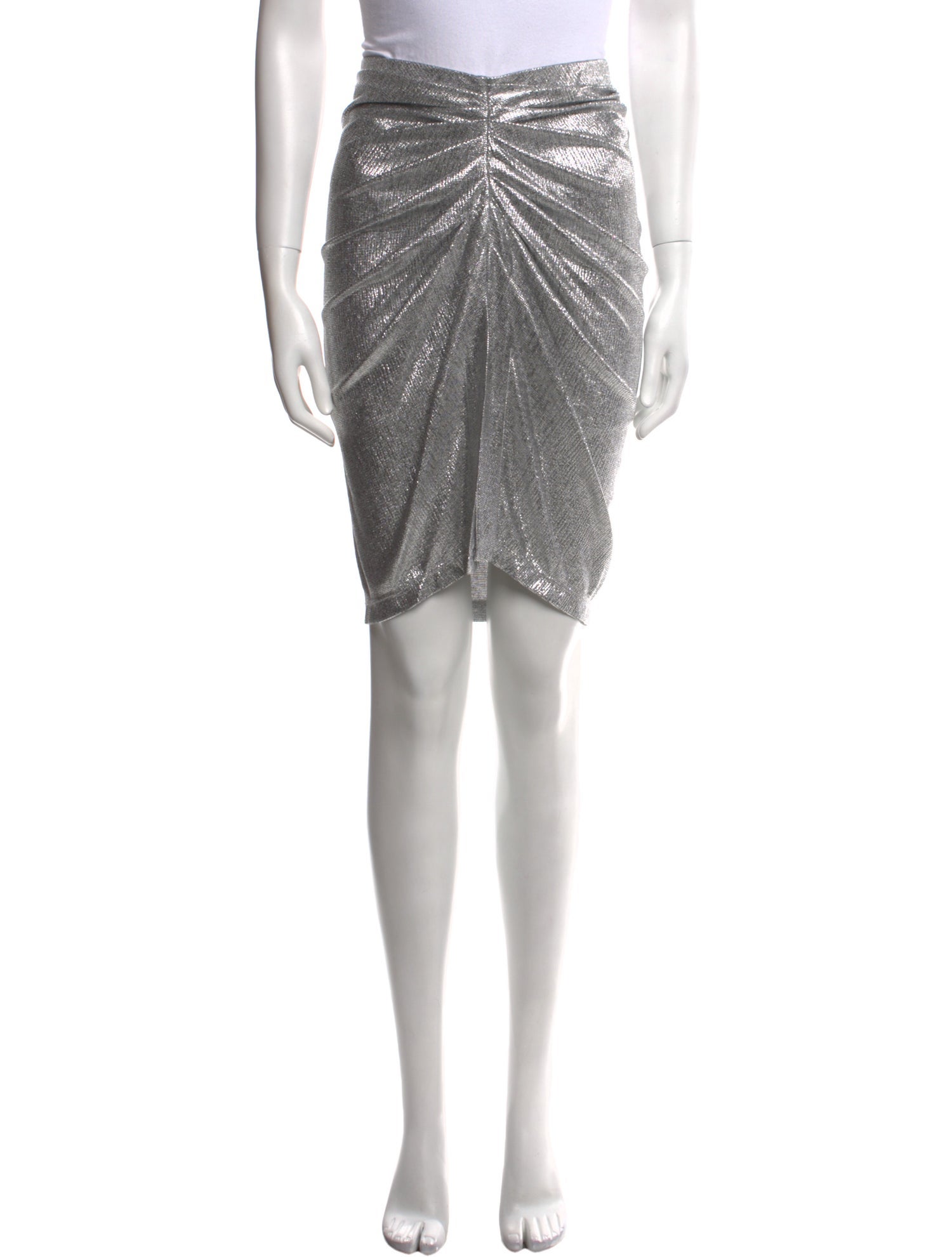 Iro Glitter Accents Knee-Length Skirt