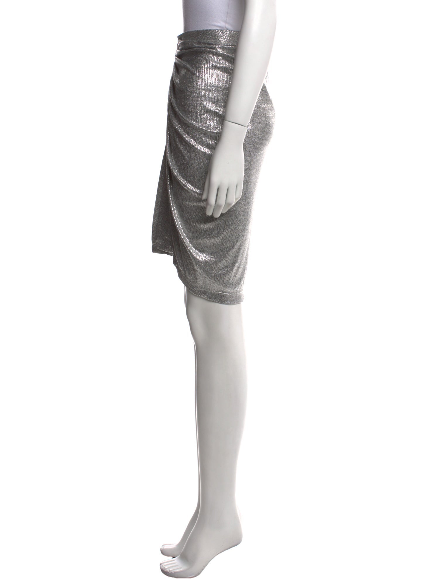 Iro Glitter Accents Knee-Length Skirt