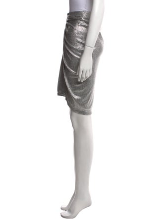 Iro Glitter Accents Knee-Length Skirt