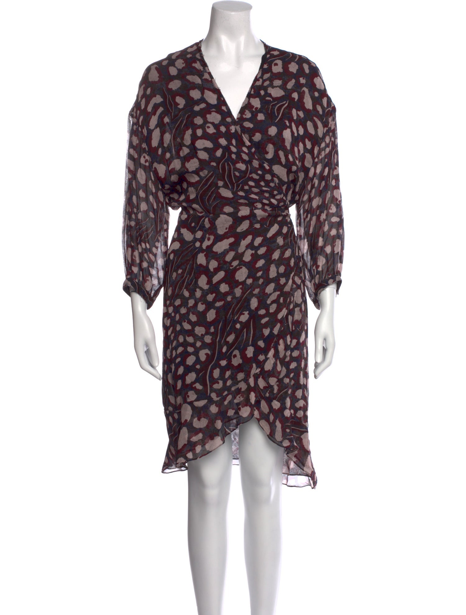 Iro Printed Knee-Length Dress