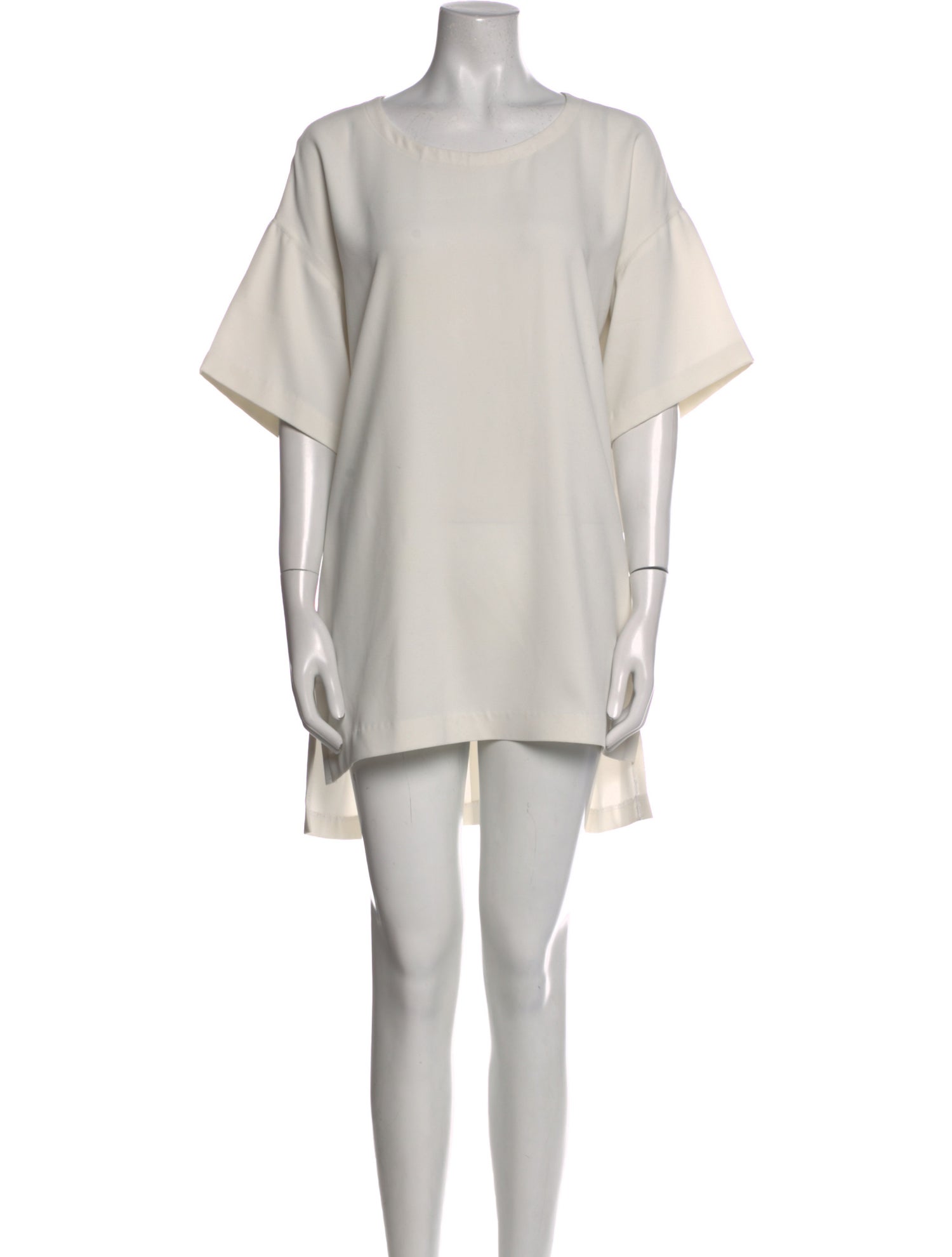 Iro Bateau Neckline Short Sleeve Tunic