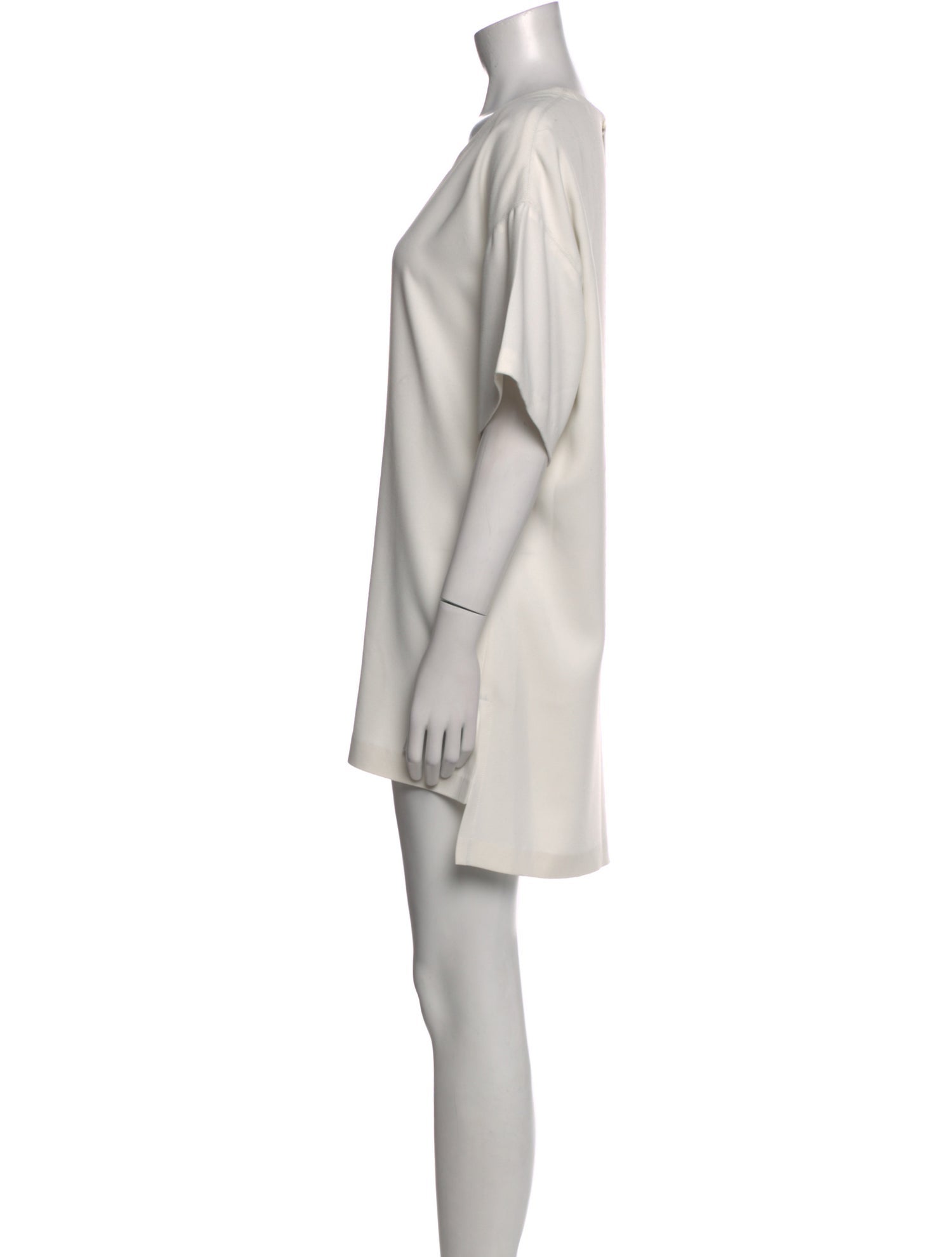 Iro Bateau Neckline Short Sleeve Tunic