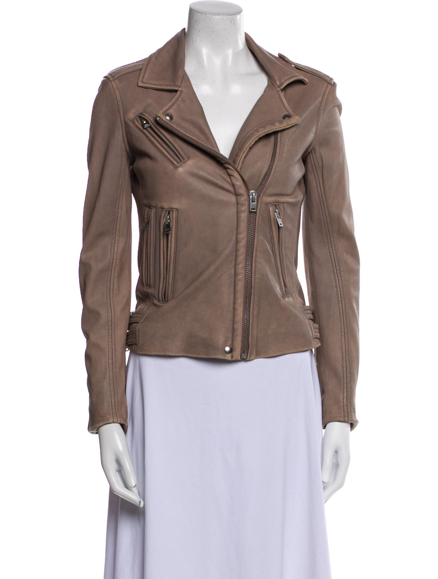 Iro Lamb Leather Biker Jacket