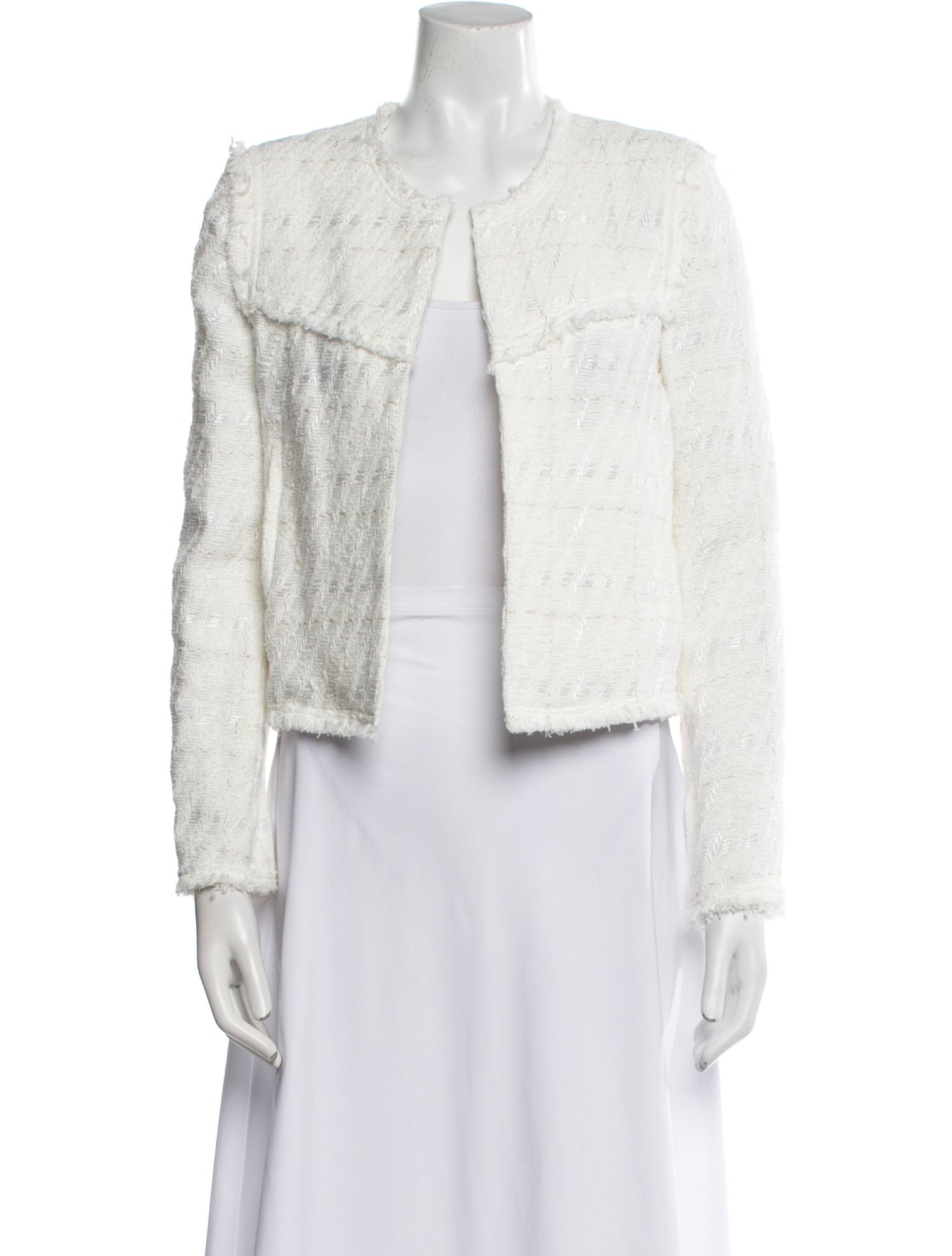 Iro Tweed Pattern Evening Jacket