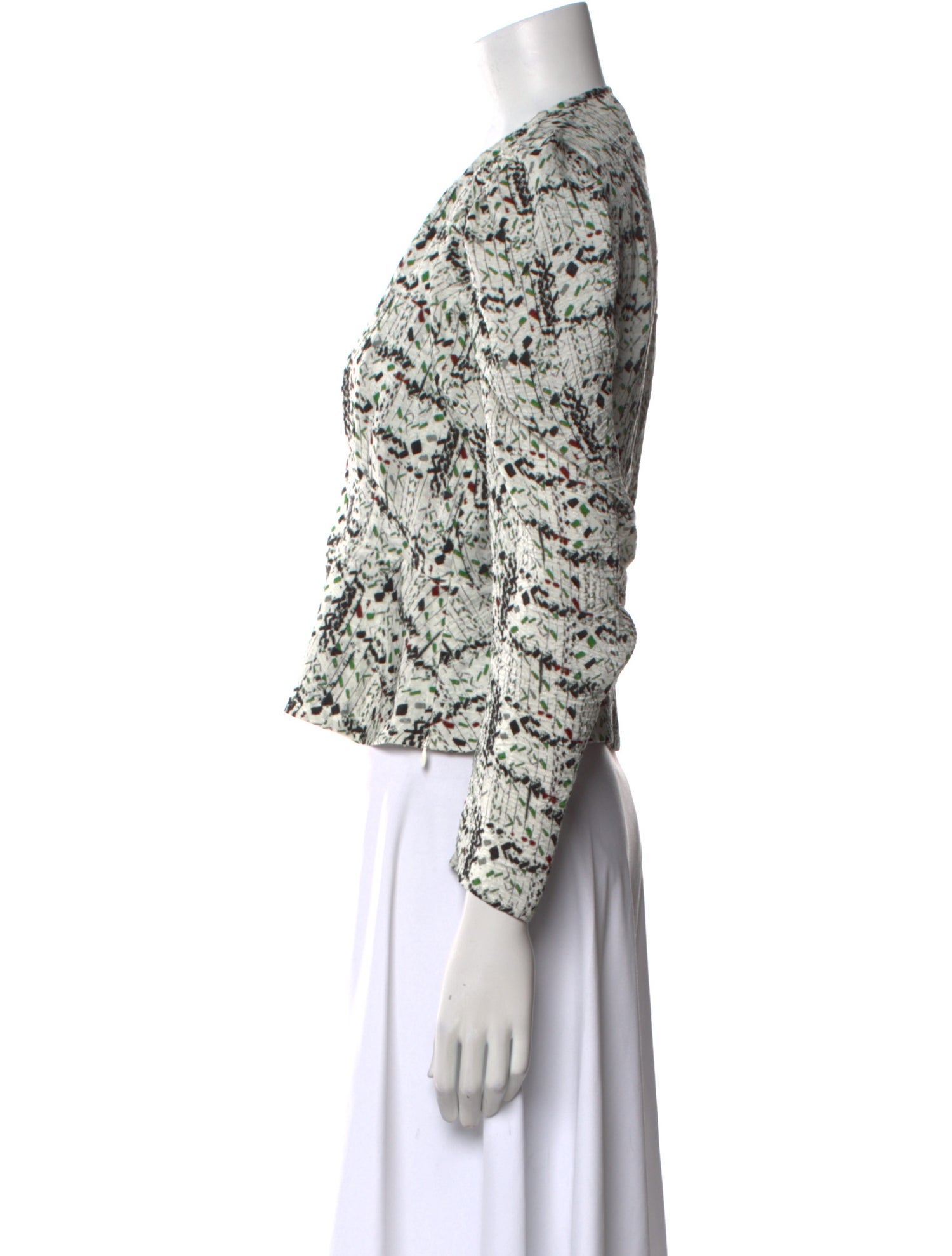 Iro Floral Print V-Neck Blouse