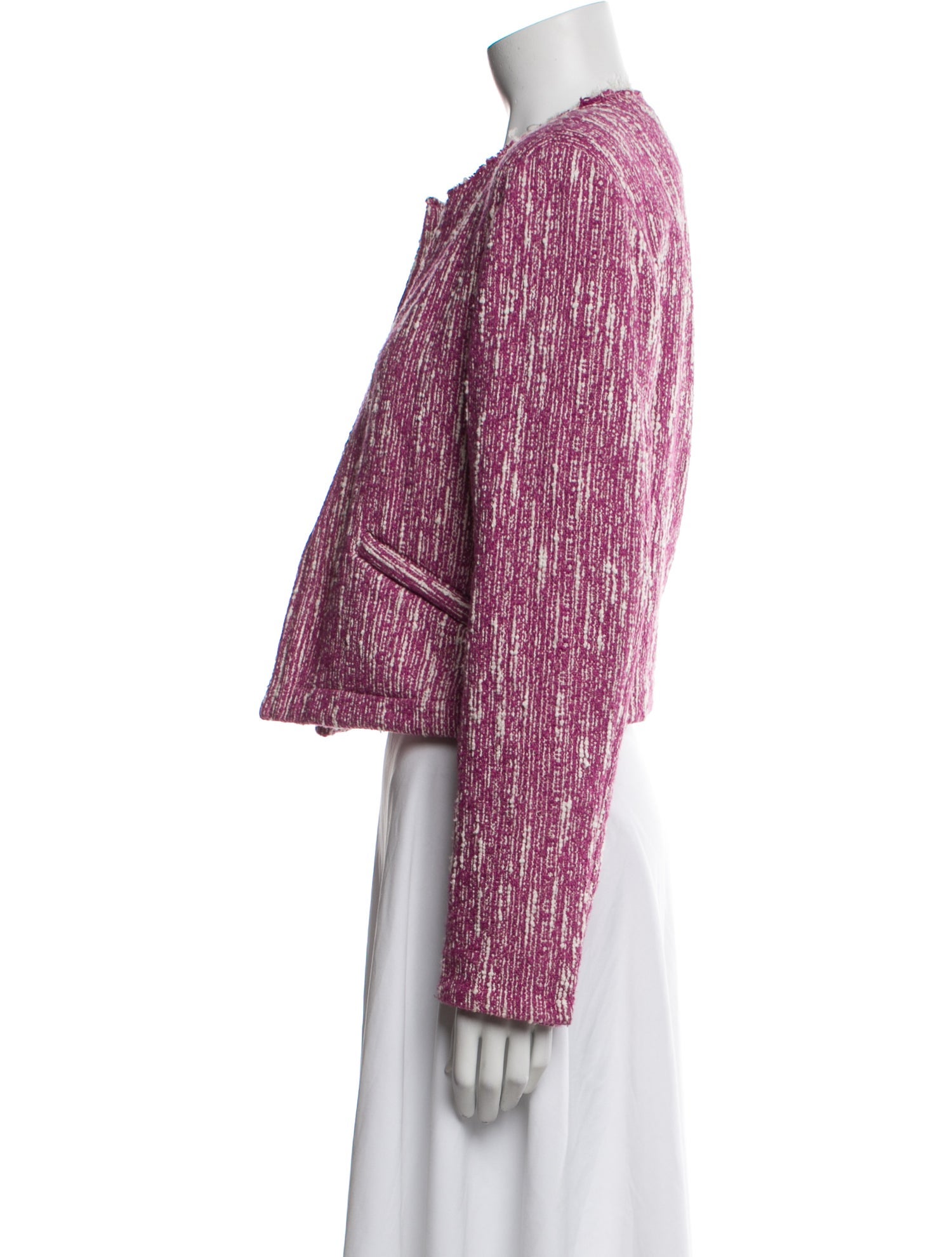 Iro Tweed Pattern Evening Jacket