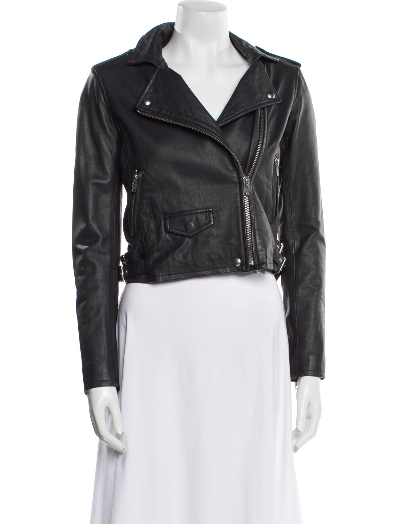 Iro Mongolian Lamb Biker Jacket