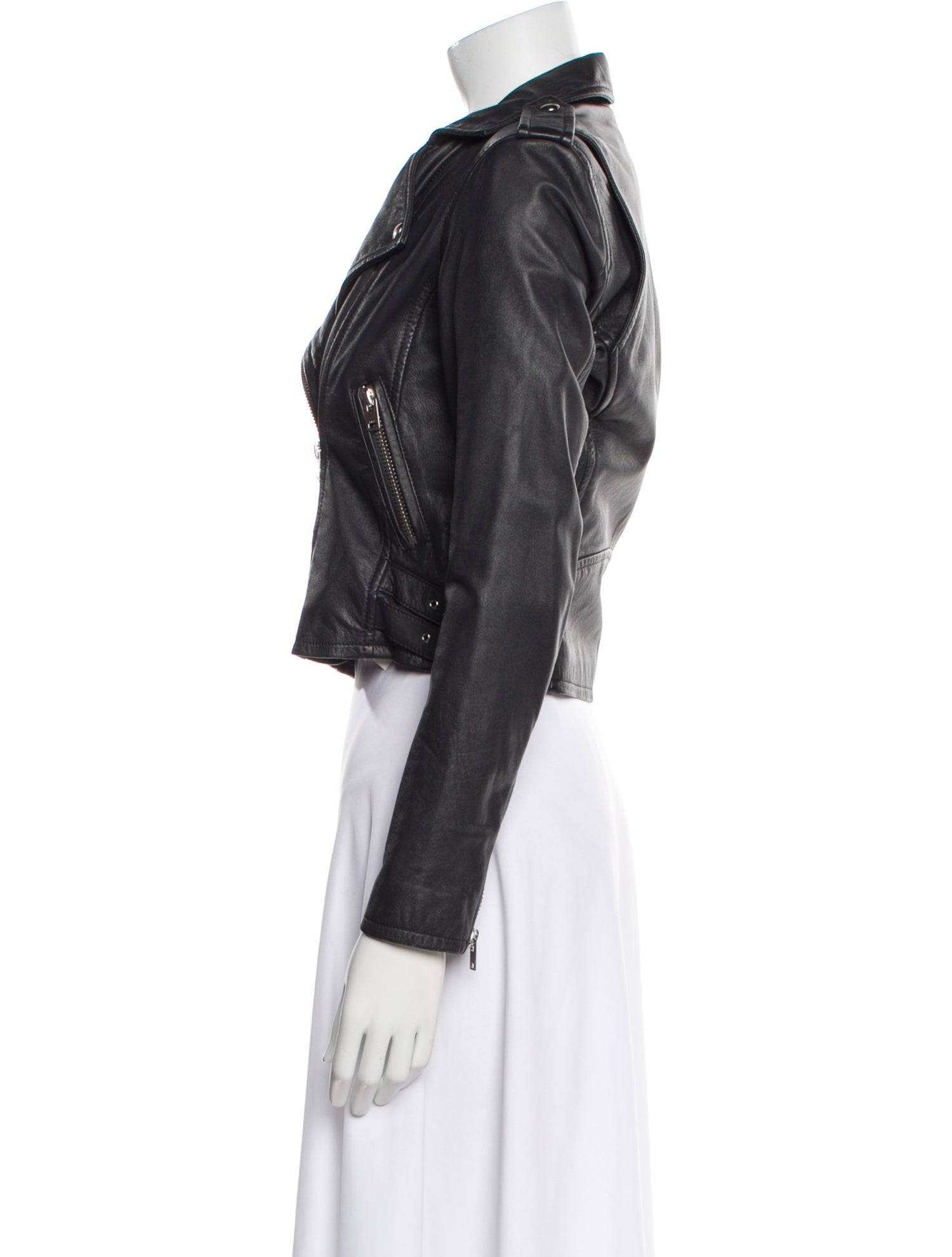 Iro Mongolian Lamb Biker Jacket
