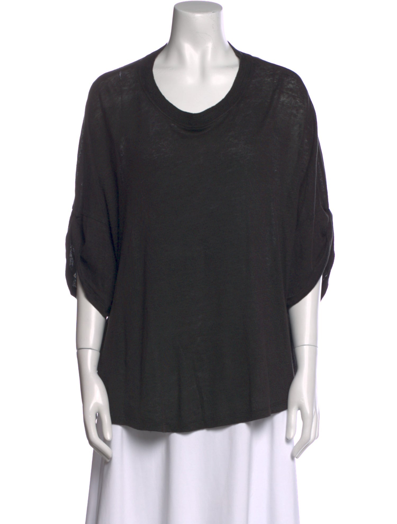Iro Linen Scoop Neck T-Shirt