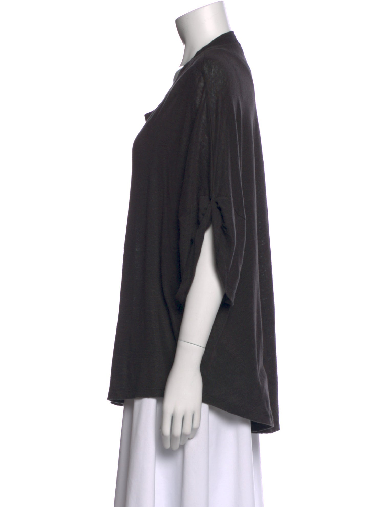 Iro Linen Scoop Neck T-Shirt