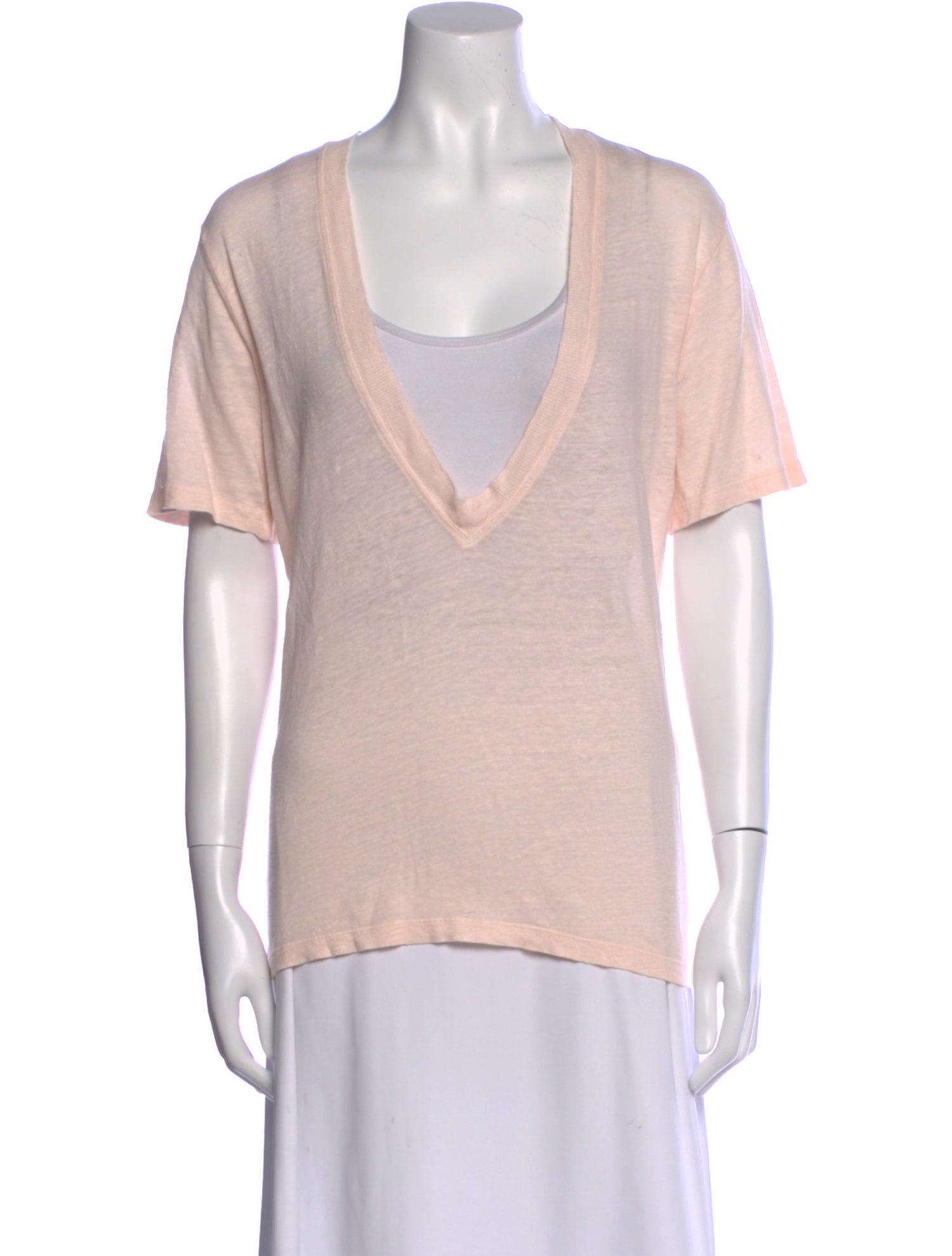 Iro Linen V-Neck T-Shirt