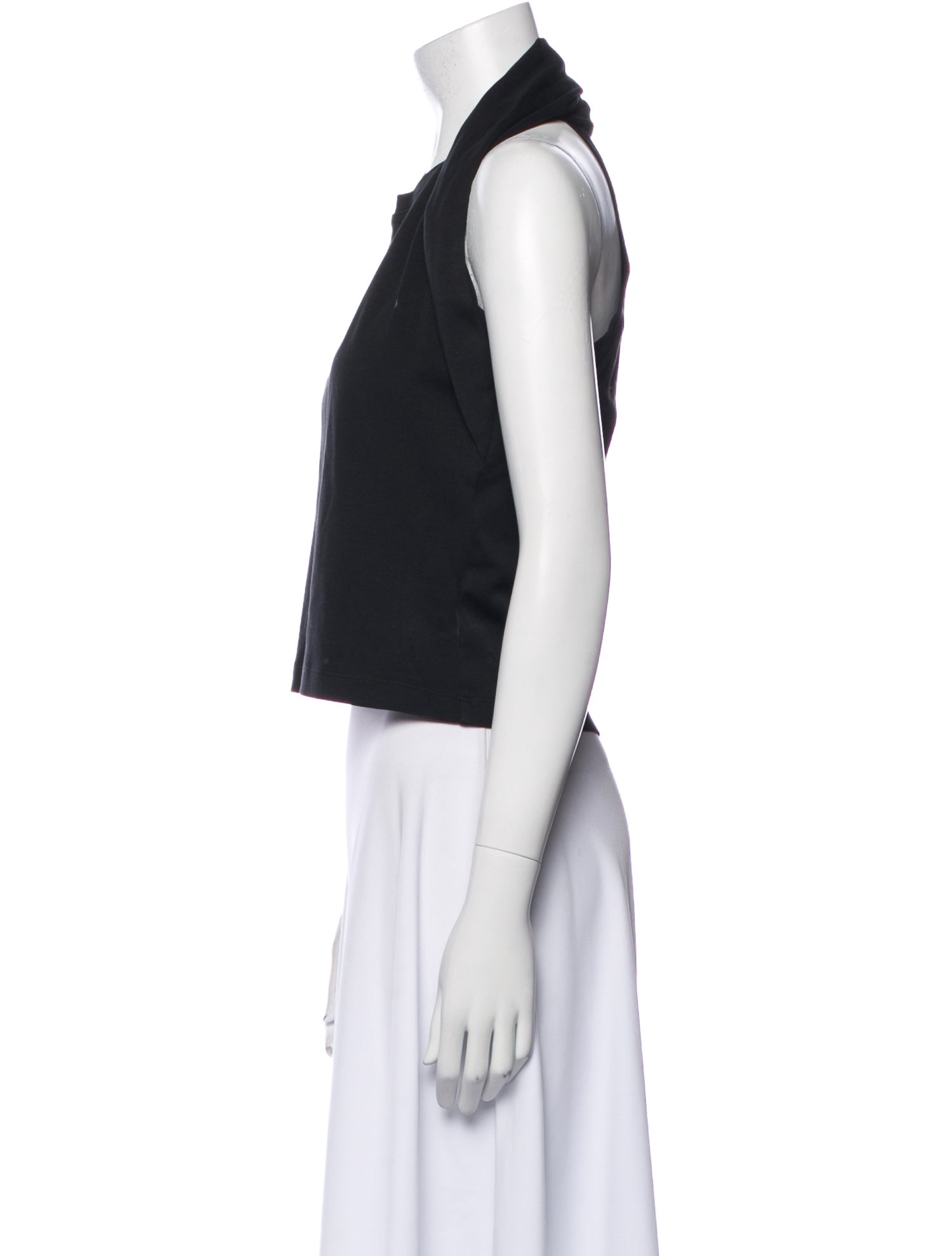 Iro Halterneck Sleeveless Crop Top