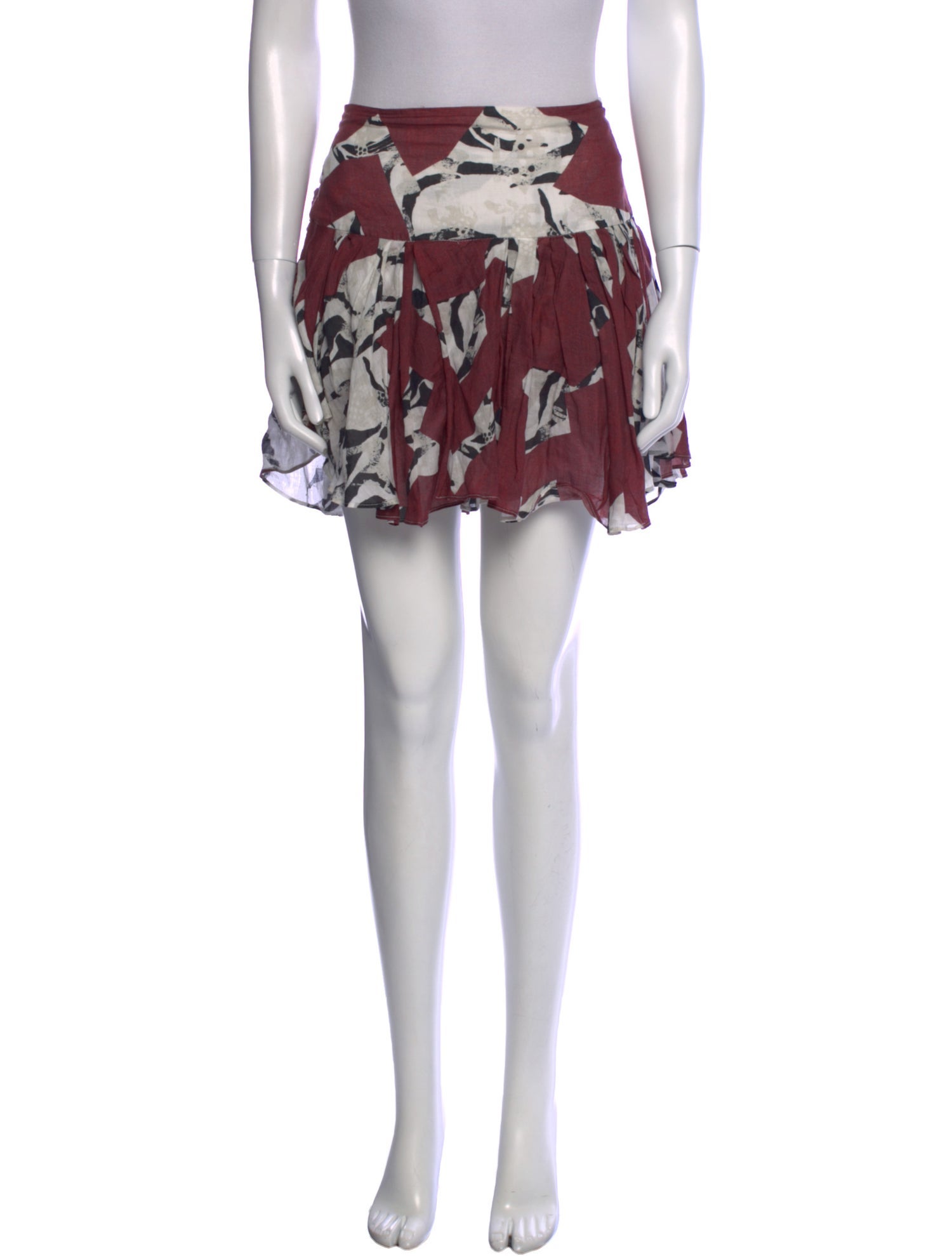 Iro Floral Print Mini Skirt