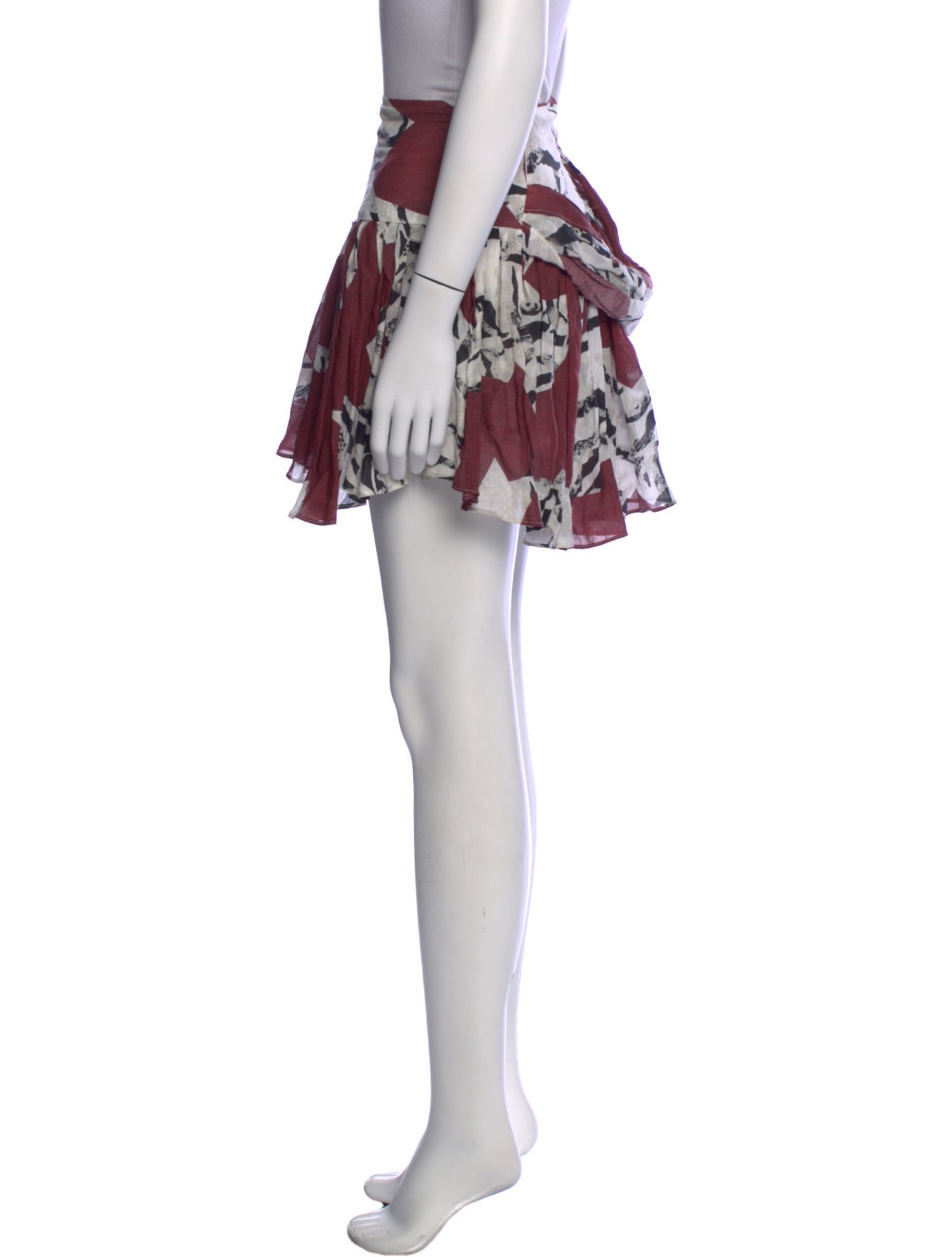 Iro Floral Print Mini Skirt