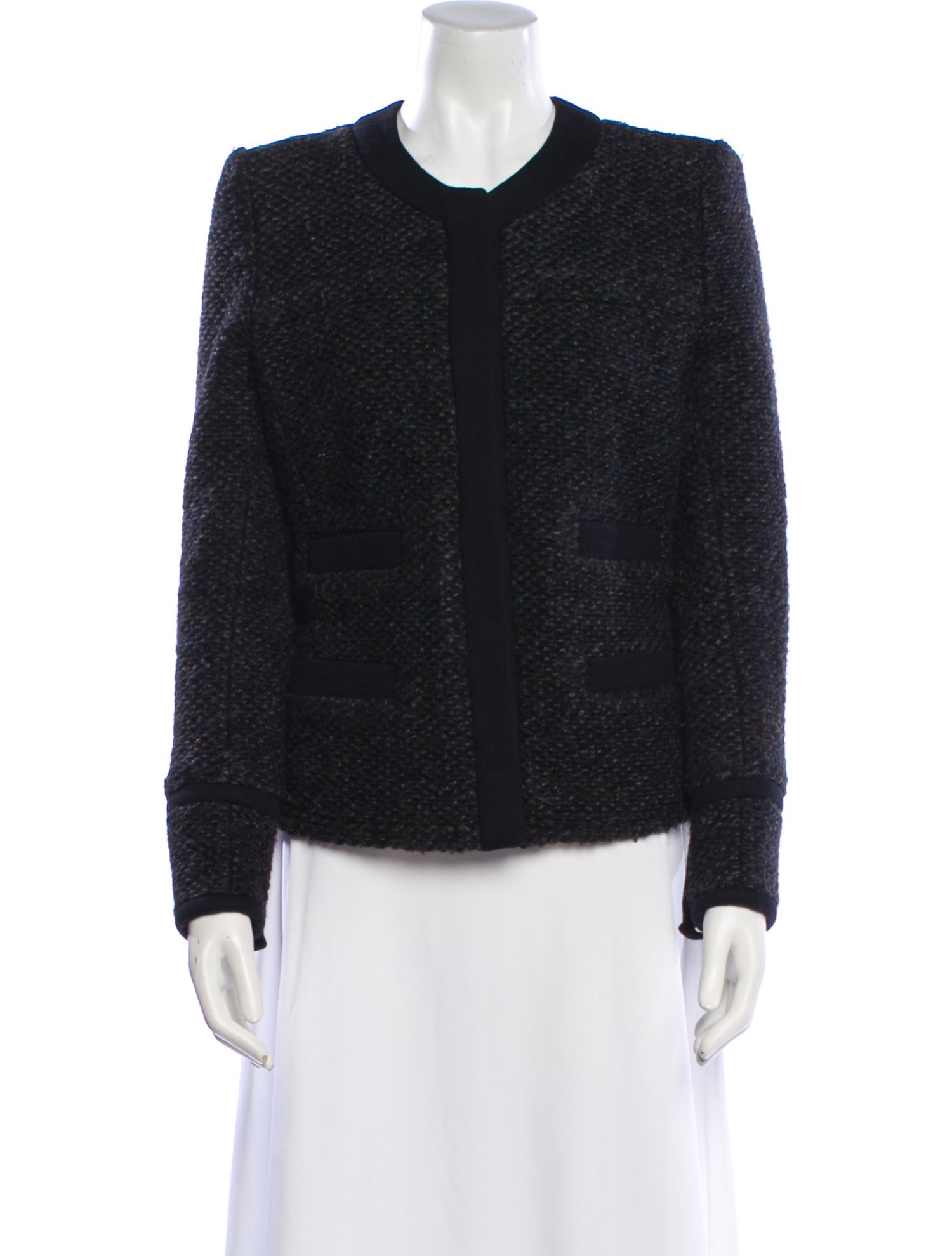 Iro Tweed Pattern Evening Jacket